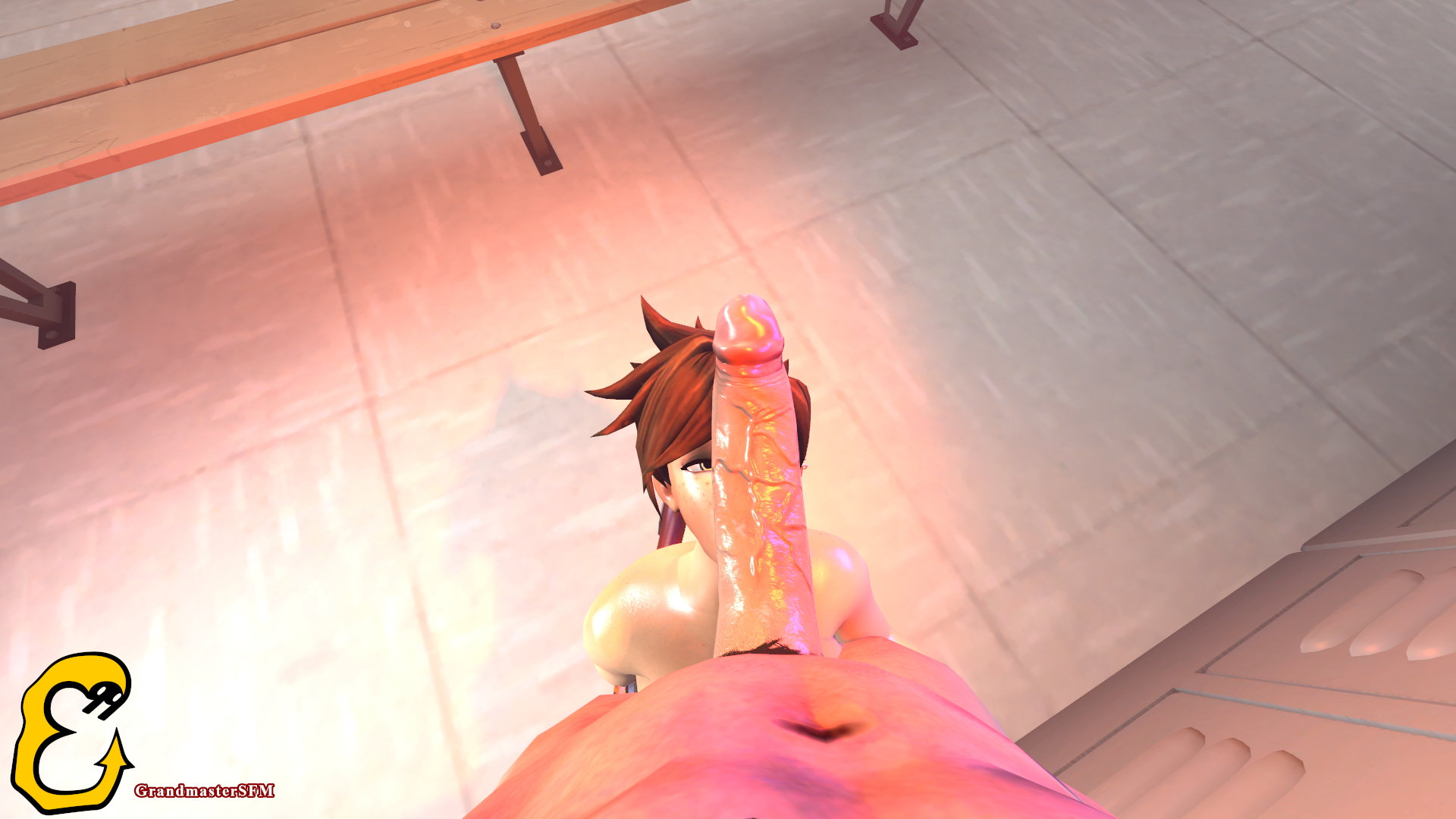 Tracer Tracer Overwatch Source Filmmaker Sfm Ass Breasts Boobs Blowjob Carry Standing Standing Doggy Ball Sucking Sucking Cock Full Nelson Doggy Style Cum Cumshot Cock On Face 13