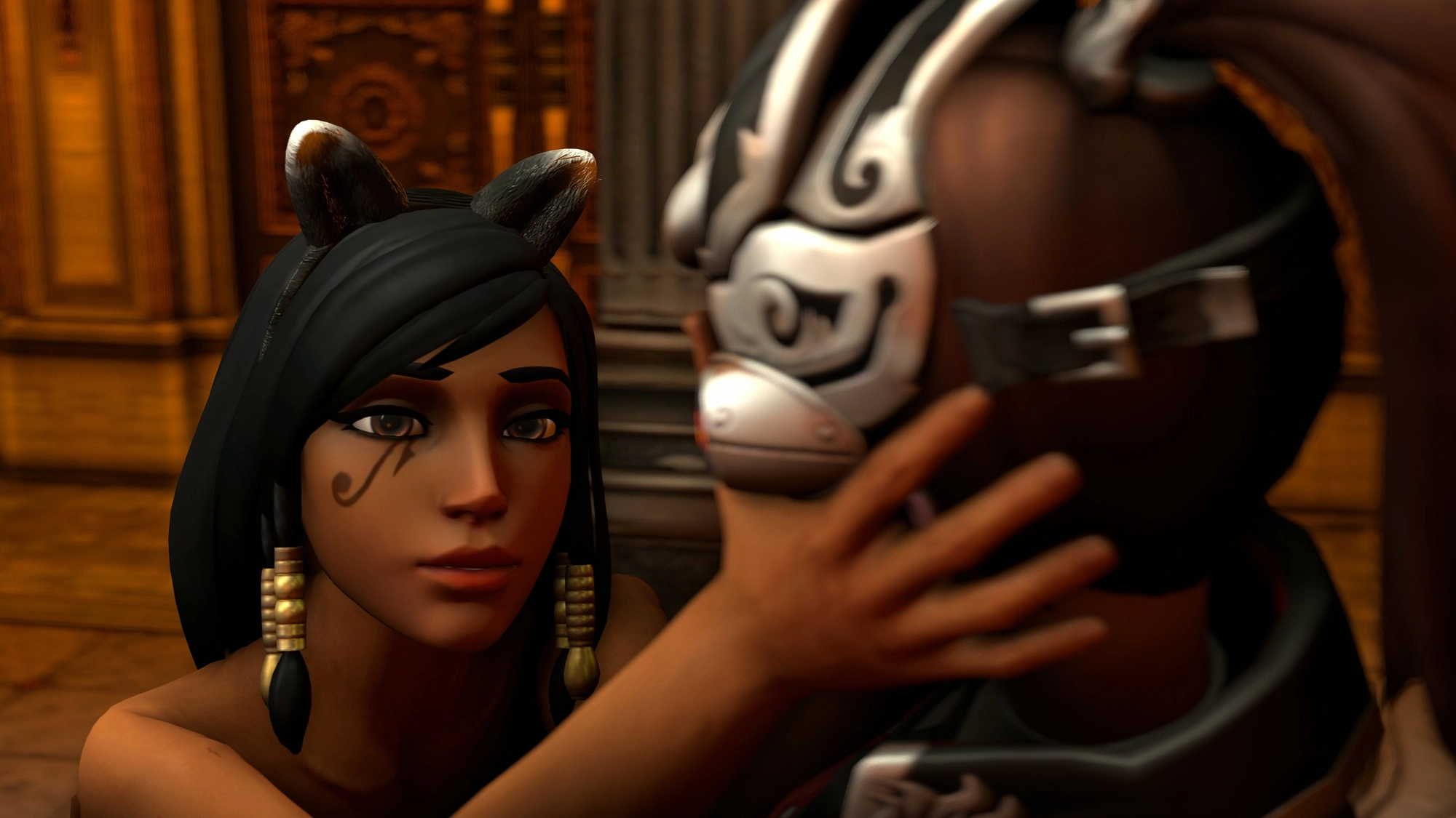 Over thrones Pharah Overwatch Widowmaker 3d Porn Feet Nude Naked Big Breasts Kissing Domination 7