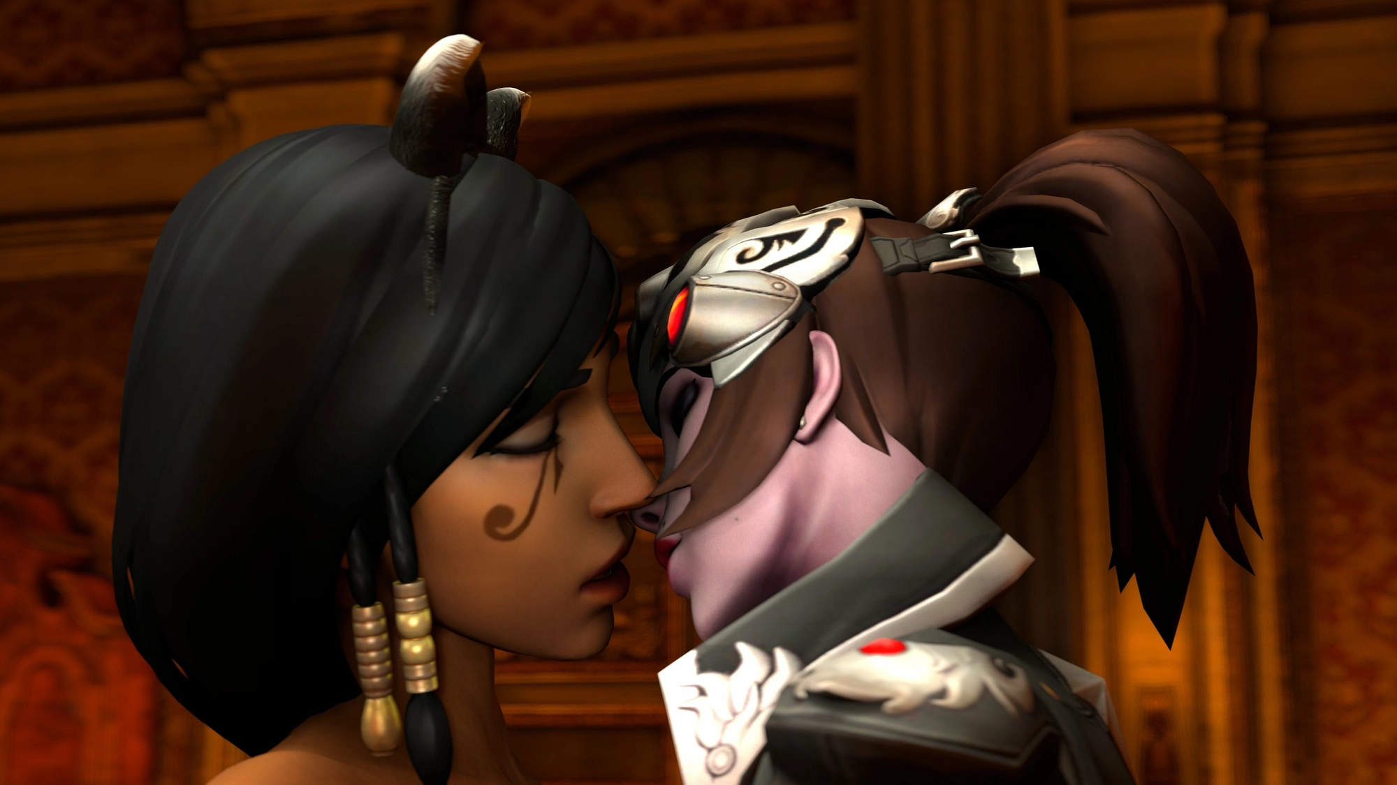 Over thrones Pharah Overwatch Widowmaker 3d Porn Feet Nude Naked Big Breasts Kissing Domination 9