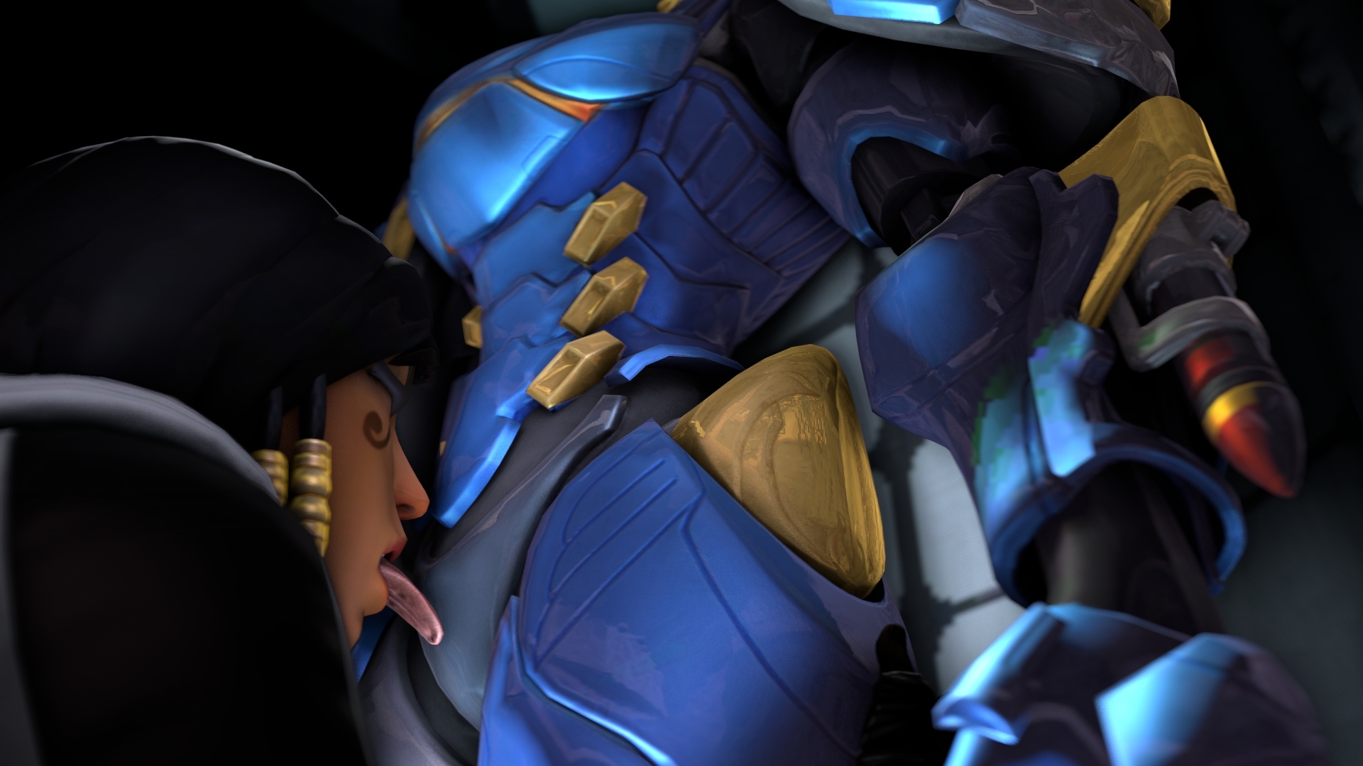 I love my Raptora Pharah Overwatch 3d Porn 5