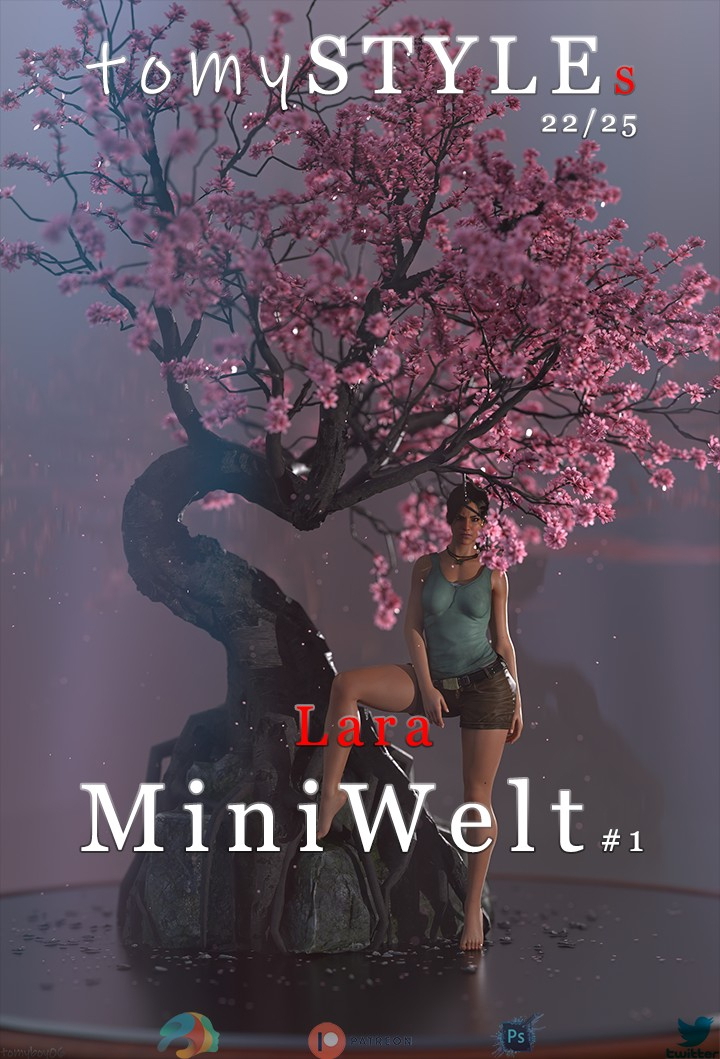 Lara - MiniWelt Lara Croft Tomb Raider Big Tits Solo