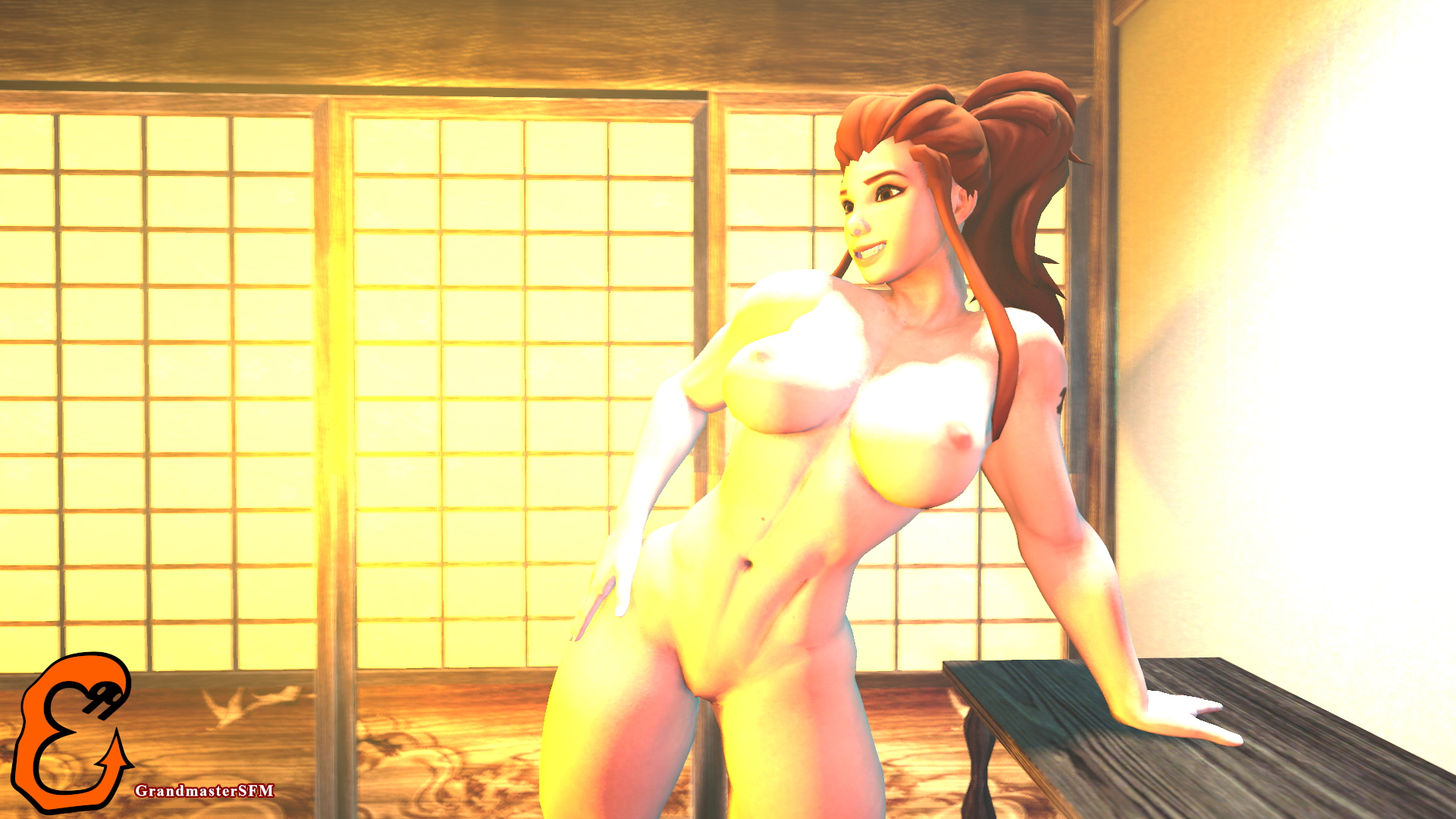 Brigitte Brigitte Brigitte Lindholm Overwatch Source Filmmaker Sfm Breasts Boobs Big boobs Ass Big Ass Big Tits Abs Muscular Girl From Behind Nude Naked Fully Naked Clothed Partially_clothed 4