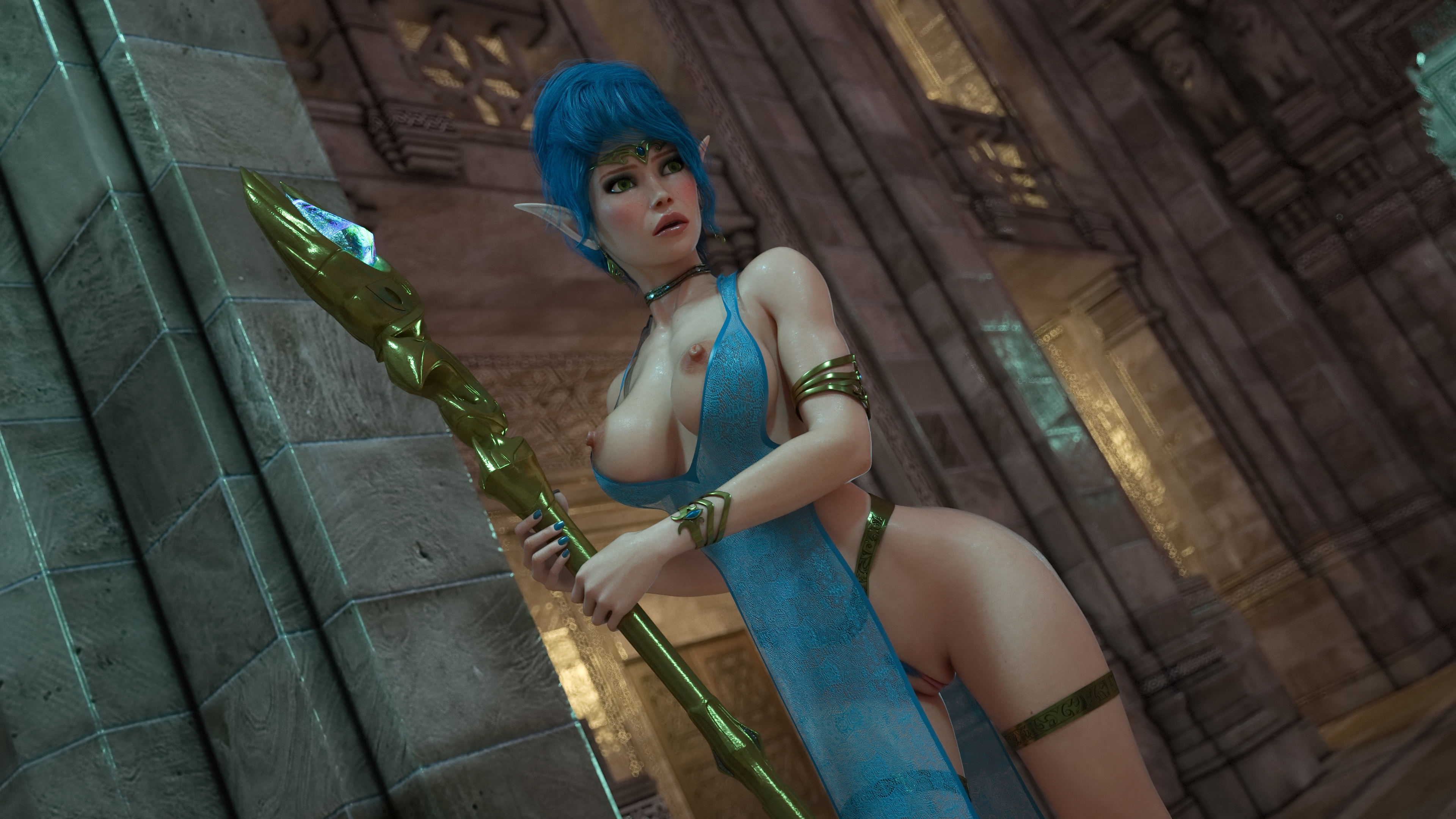 Syndori... Sunset Hall No.2 Series...  Elf Skimpy Breasts Pussy