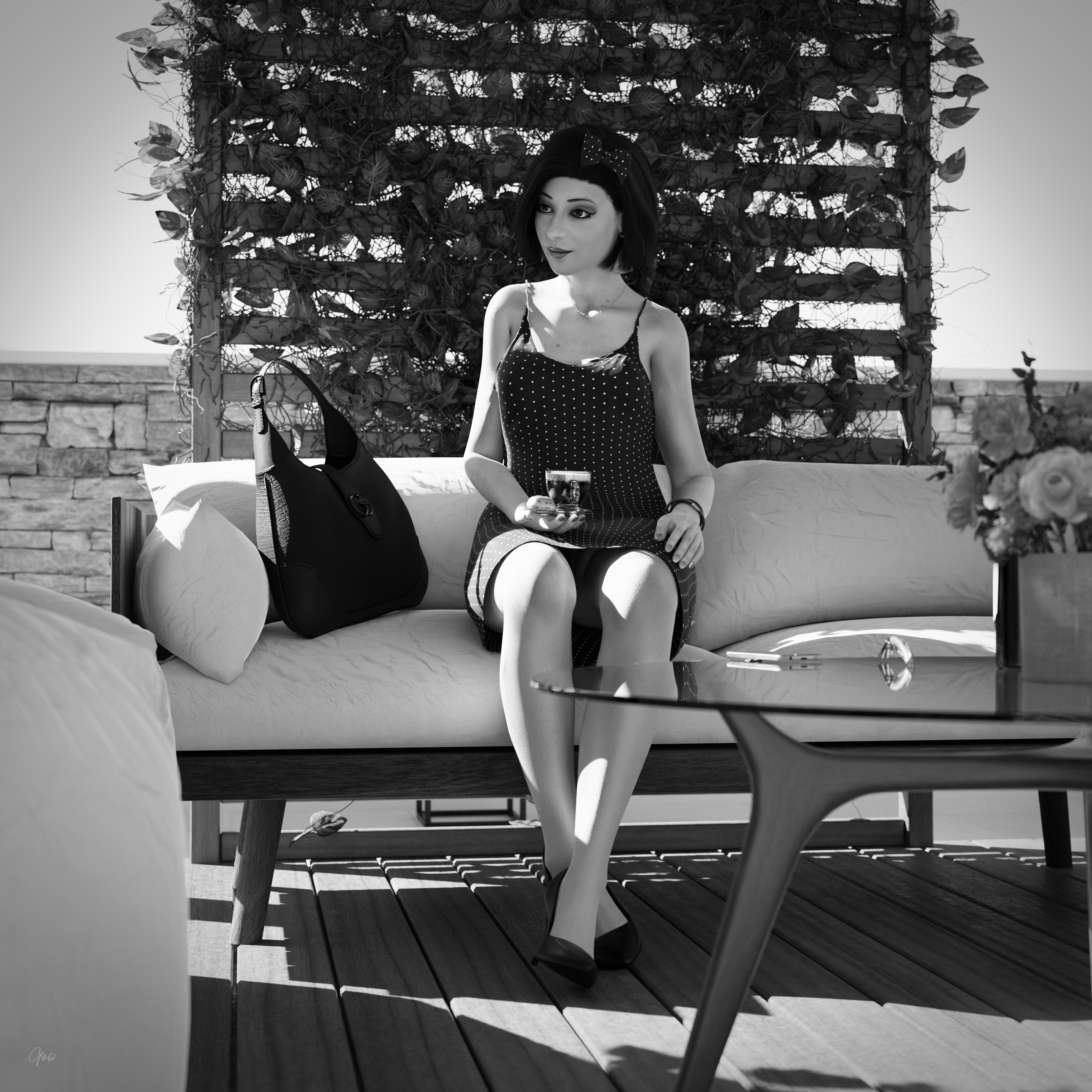 Dotted with the wind - Black and White set Original Wife Outdoor Nature Sexy Brunette Milf Hairy Pussy No Panties Standing Posing Legs Spread Legs Party Dress Tease Outfit Skirt Upskirt Clothed Dress Black And White Wet Pussy Lady Secretary Photoshoot Sexy Sexyhot High Heels Natural Boobs 8