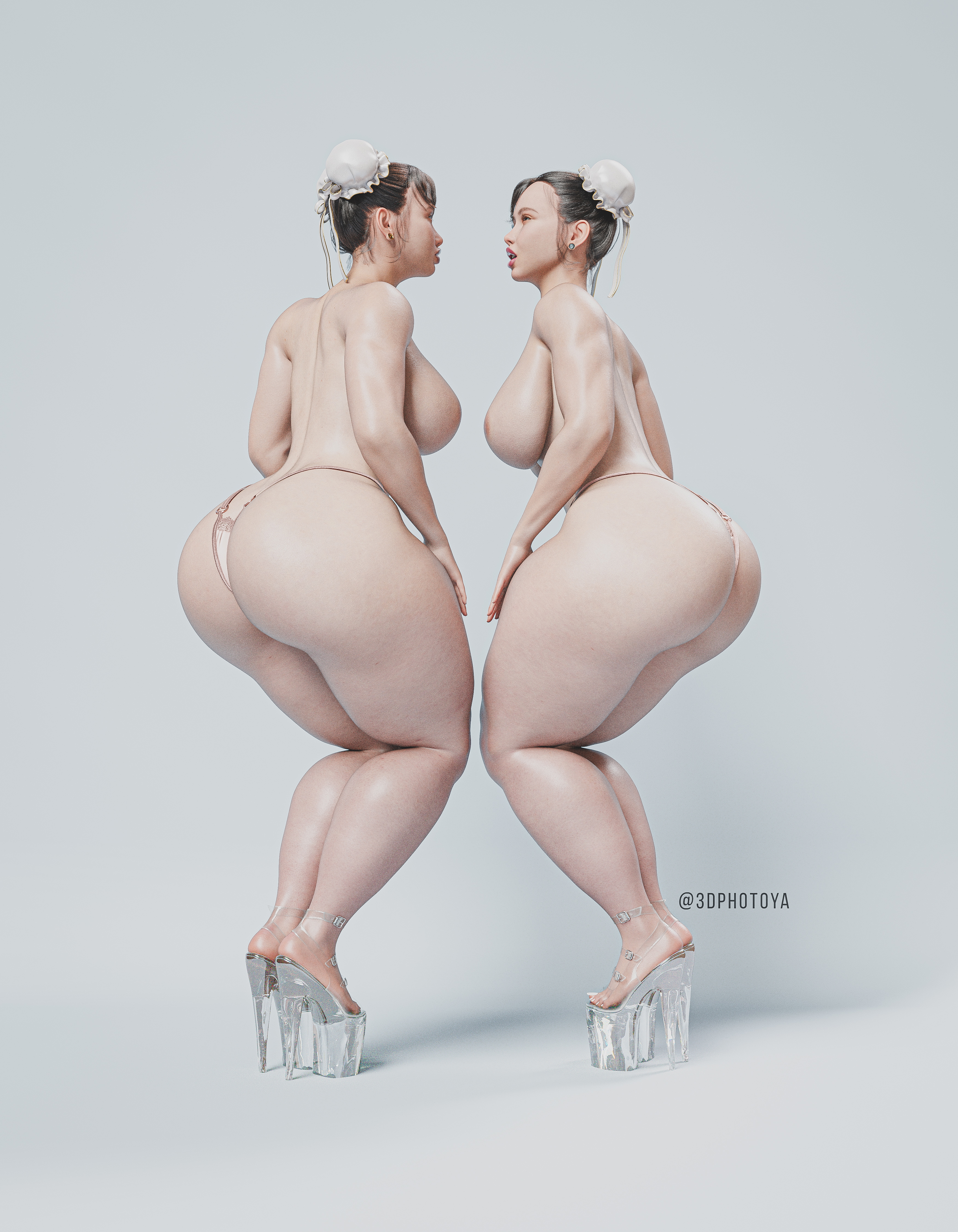 Twin Chun Li Chun Li Street Fighter Twins Street Fighter 6 Big Ass Model Sexy 2
