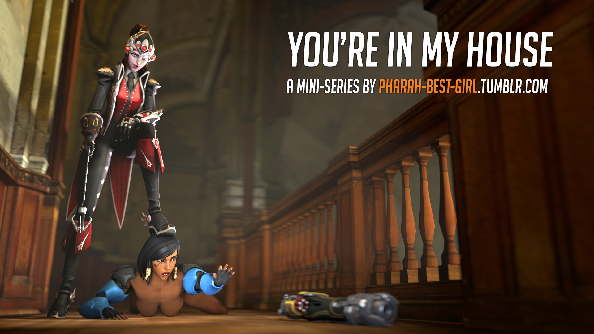 You are in my house Pharah Overwatch Widowmaker 3d Porn Lesbian Domination Nude Strapon Fuck From Behind Rape Pussy Penetration Mouth Fuck