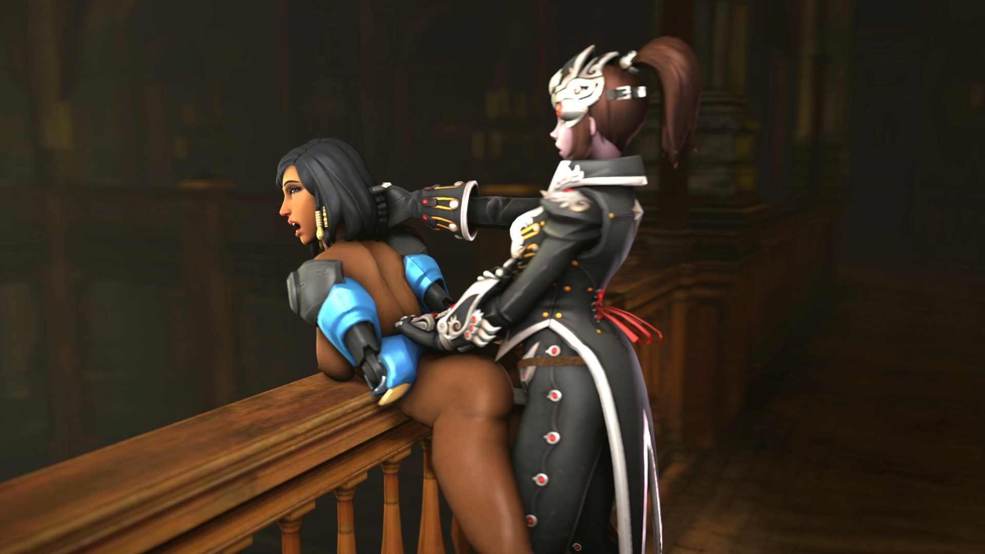 You are in my house Pharah Overwatch Widowmaker 3d Porn Lesbian Domination Nude Strapon Fuck From Behind Rape Pussy Penetration Mouth Fuck 3