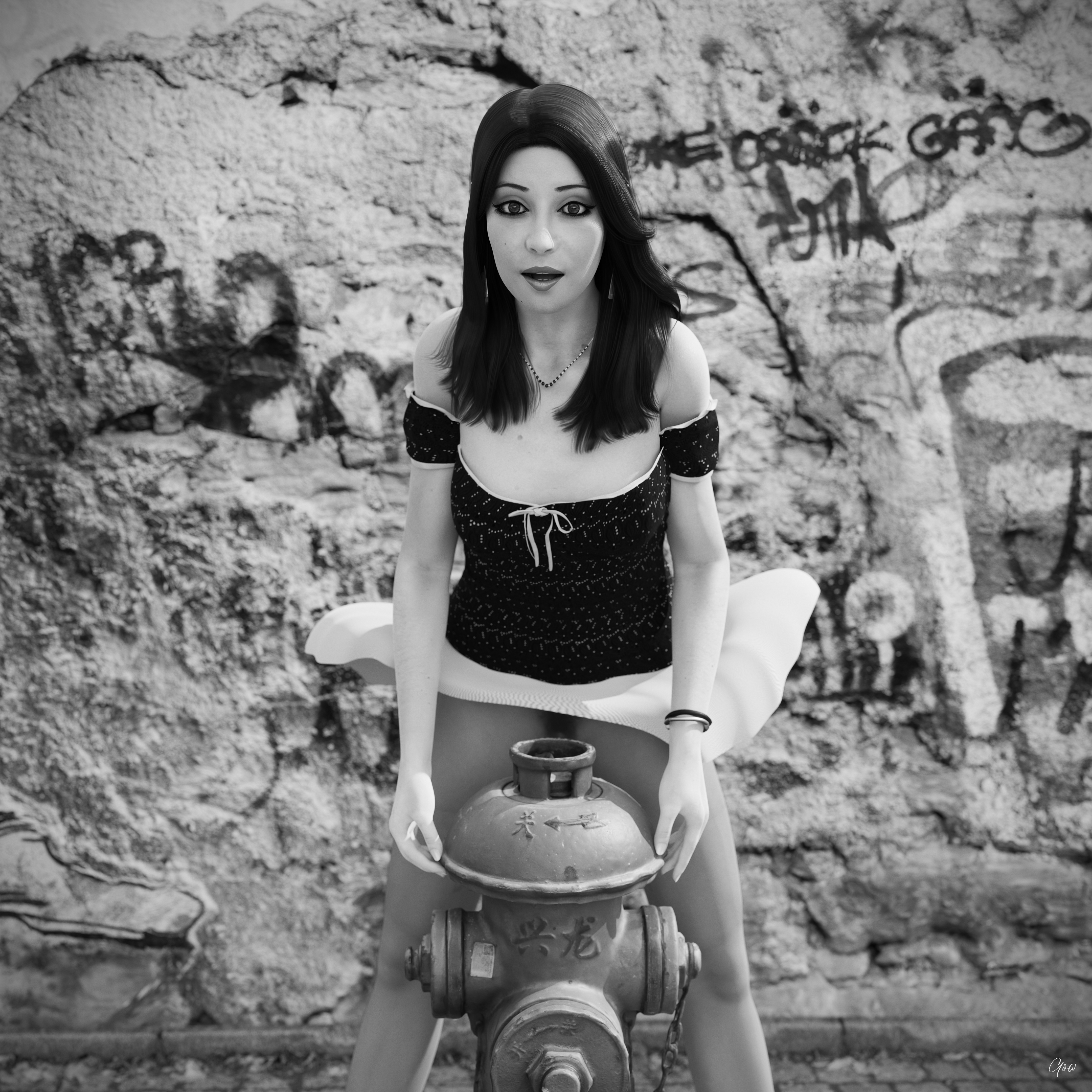 Silver days Pt1. Black and White set.  Original Wife Outdoor Sexy Brunette Milf Hairy Pussy No Panties Pantyhose See Through Nylon Standing Posing Tease Legs Spread Legs Party Dress Outfit Skirt Upskirt Clothed Dress Black And White Lady Sexyhot Sexy Long Hair 9