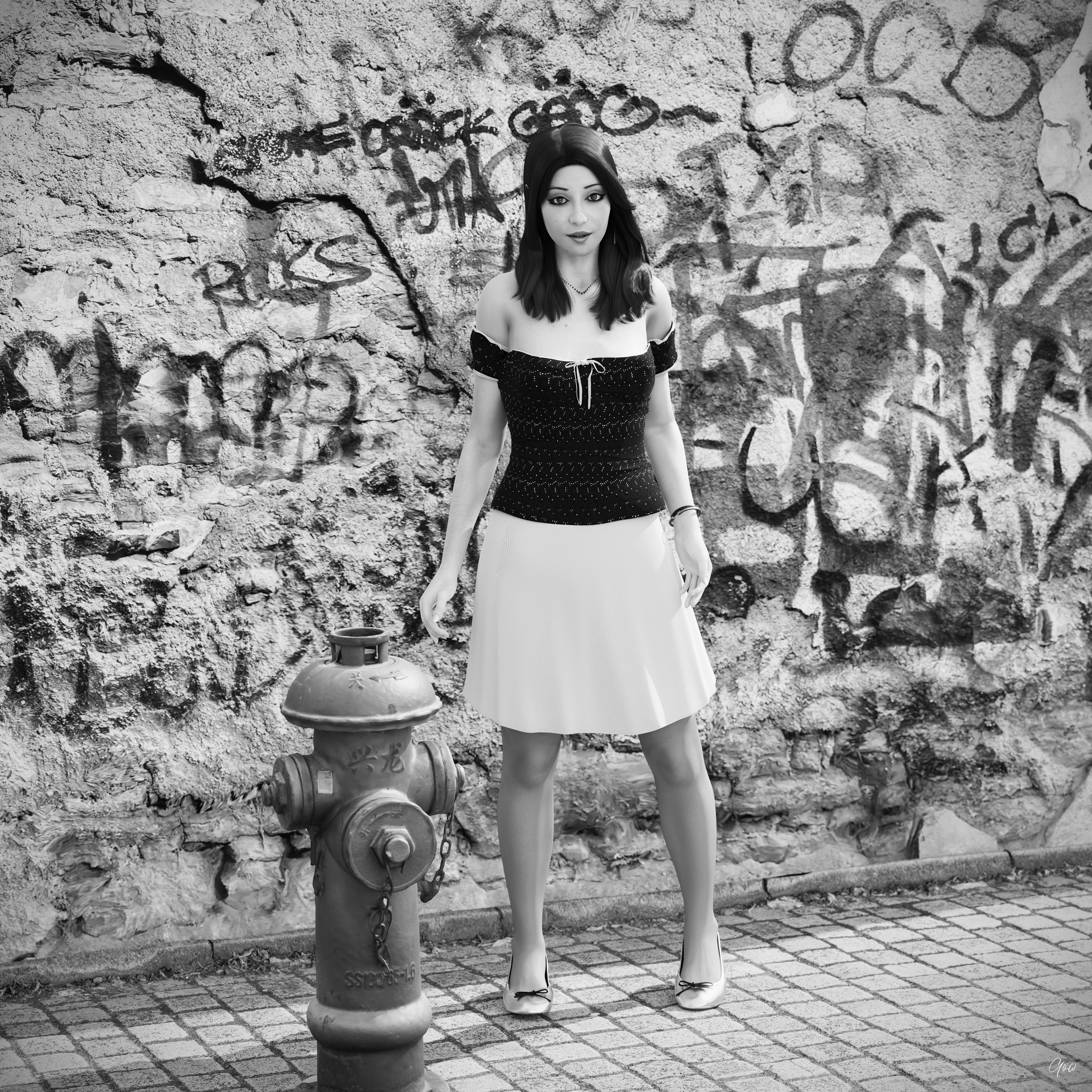 Silver days Pt1. Black and White set.  Original Wife Outdoor Sexy Brunette Milf Hairy Pussy No Panties Pantyhose See Through Nylon Standing Posing Tease Legs Spread Legs Party Dress Outfit Skirt Upskirt Clothed Dress Black And White Lady Sexyhot Sexy Long Hair 18