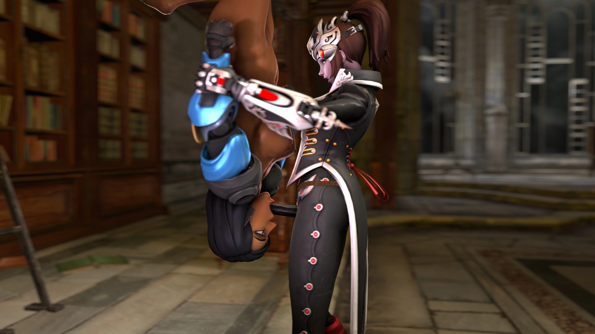 You are in my house Pharah Overwatch Widowmaker 3d Porn Lesbian Domination Nude Strapon Fuck From Behind Rape Pussy Penetration Mouth Fuck 10