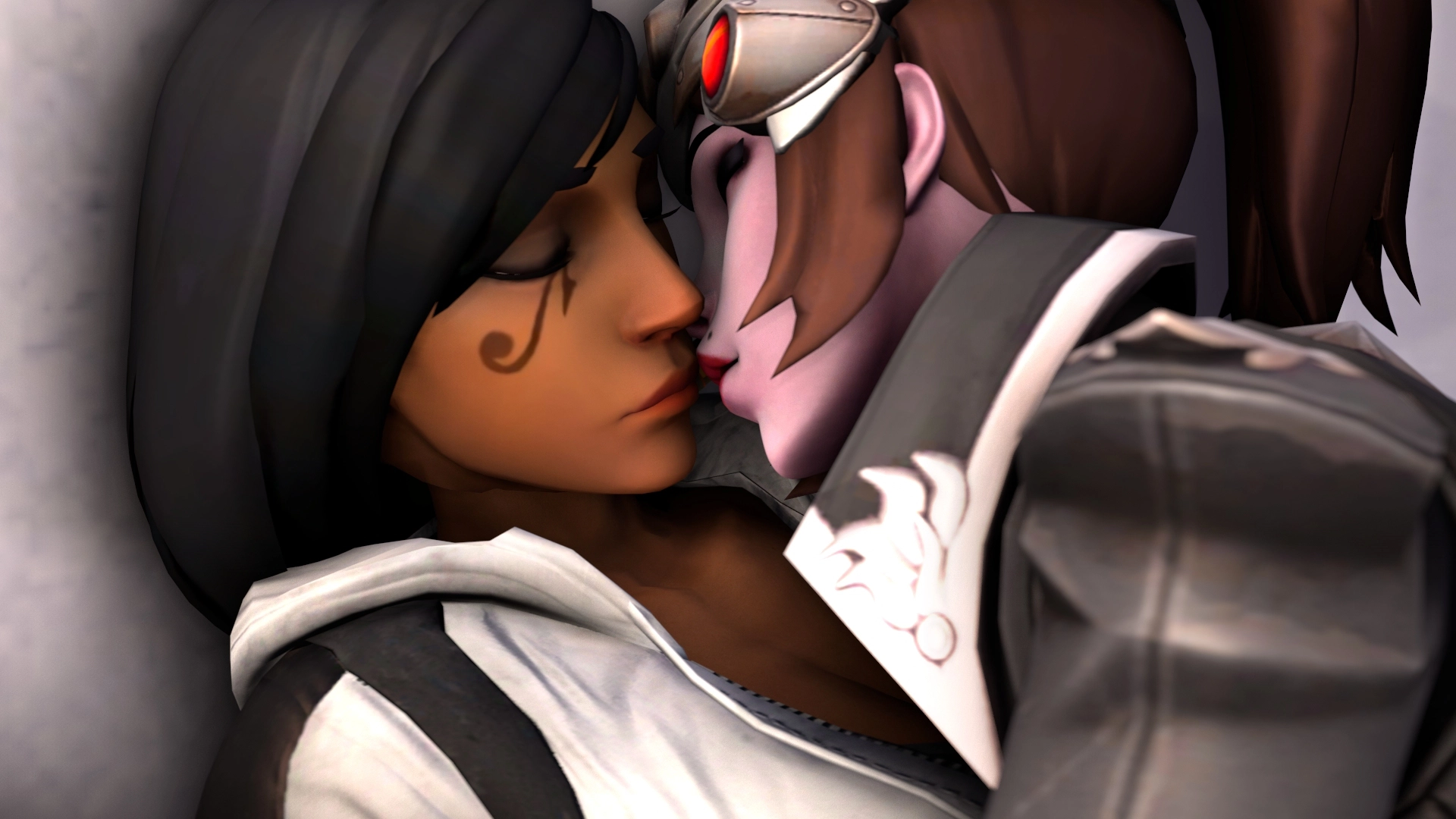 Sweet dreams Pharah Overwatch Widowmaker 3d Porn Lesbian Nude Feet Licking Pussy Licking Boobs 5