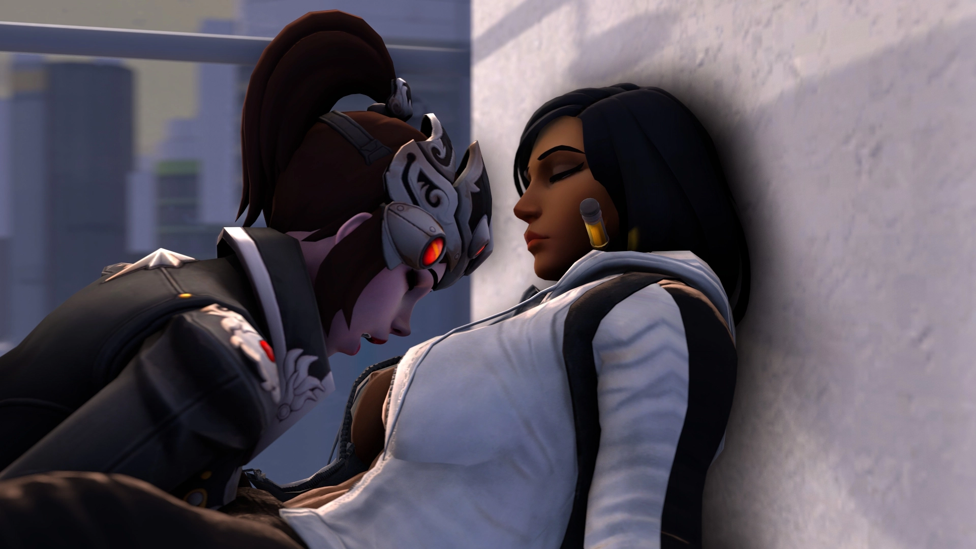 Sweet dreams Pharah Overwatch Widowmaker 3d Porn Lesbian Nude Feet Licking Pussy Licking Boobs 7