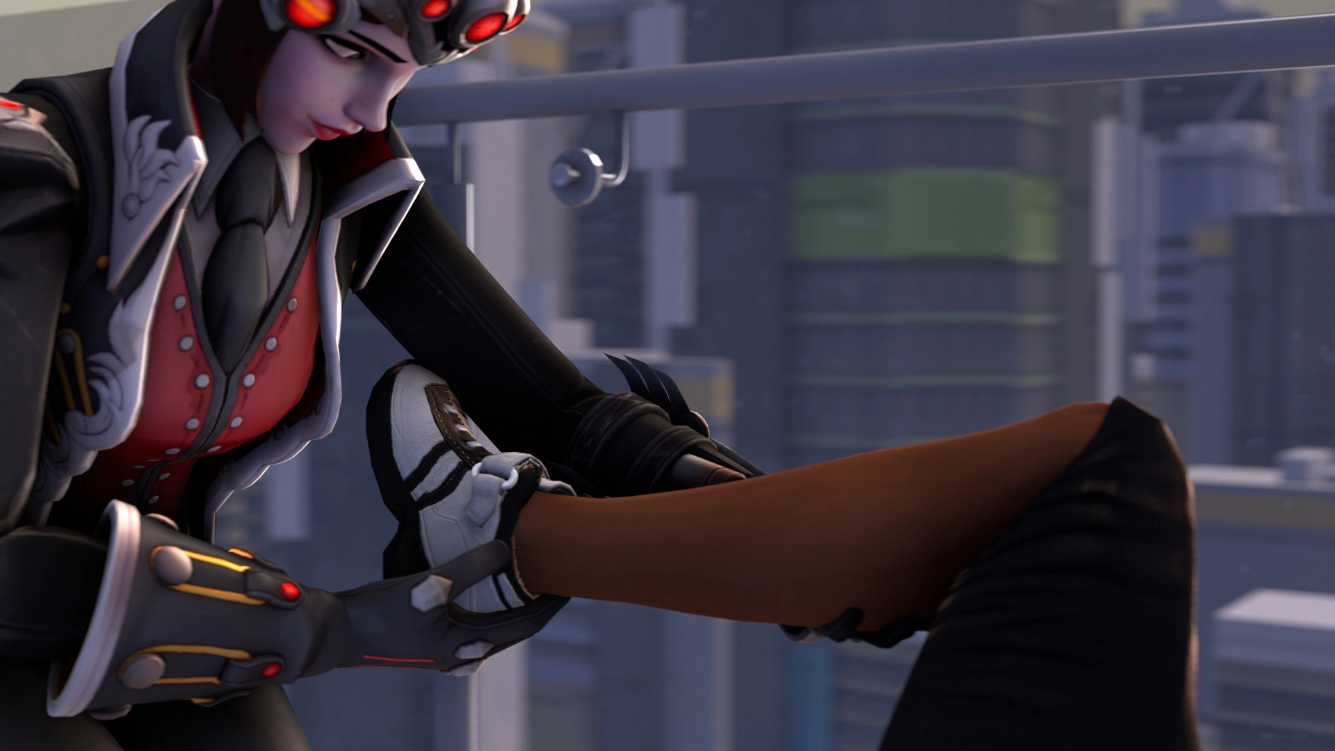 Sweet dreams Pharah Overwatch Widowmaker 3d Porn Lesbian Nude Feet Licking Pussy Licking Boobs 9