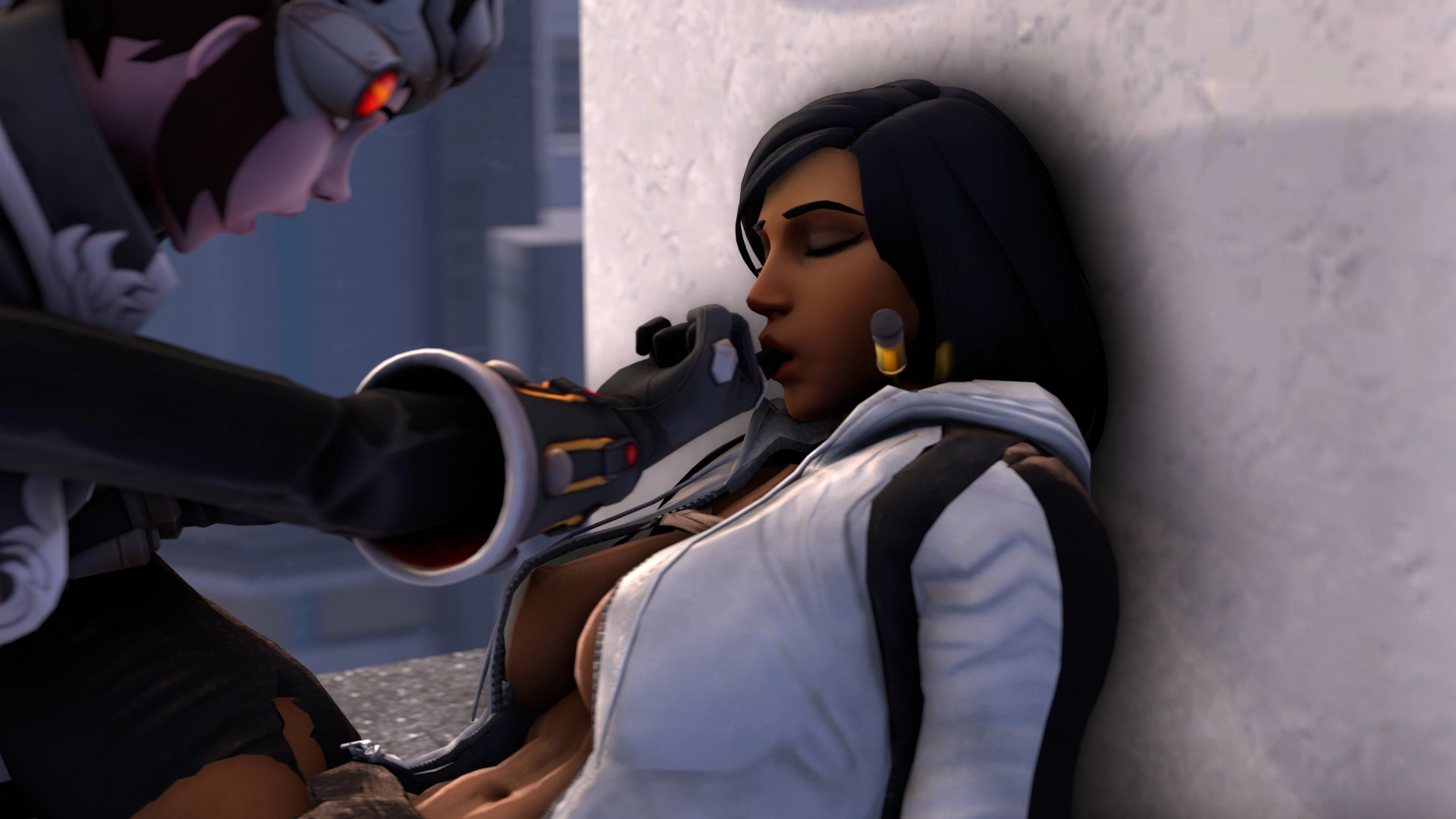Sweet dreams Pharah Overwatch Widowmaker 3d Porn Lesbian Nude Feet Licking Pussy Licking Boobs 16