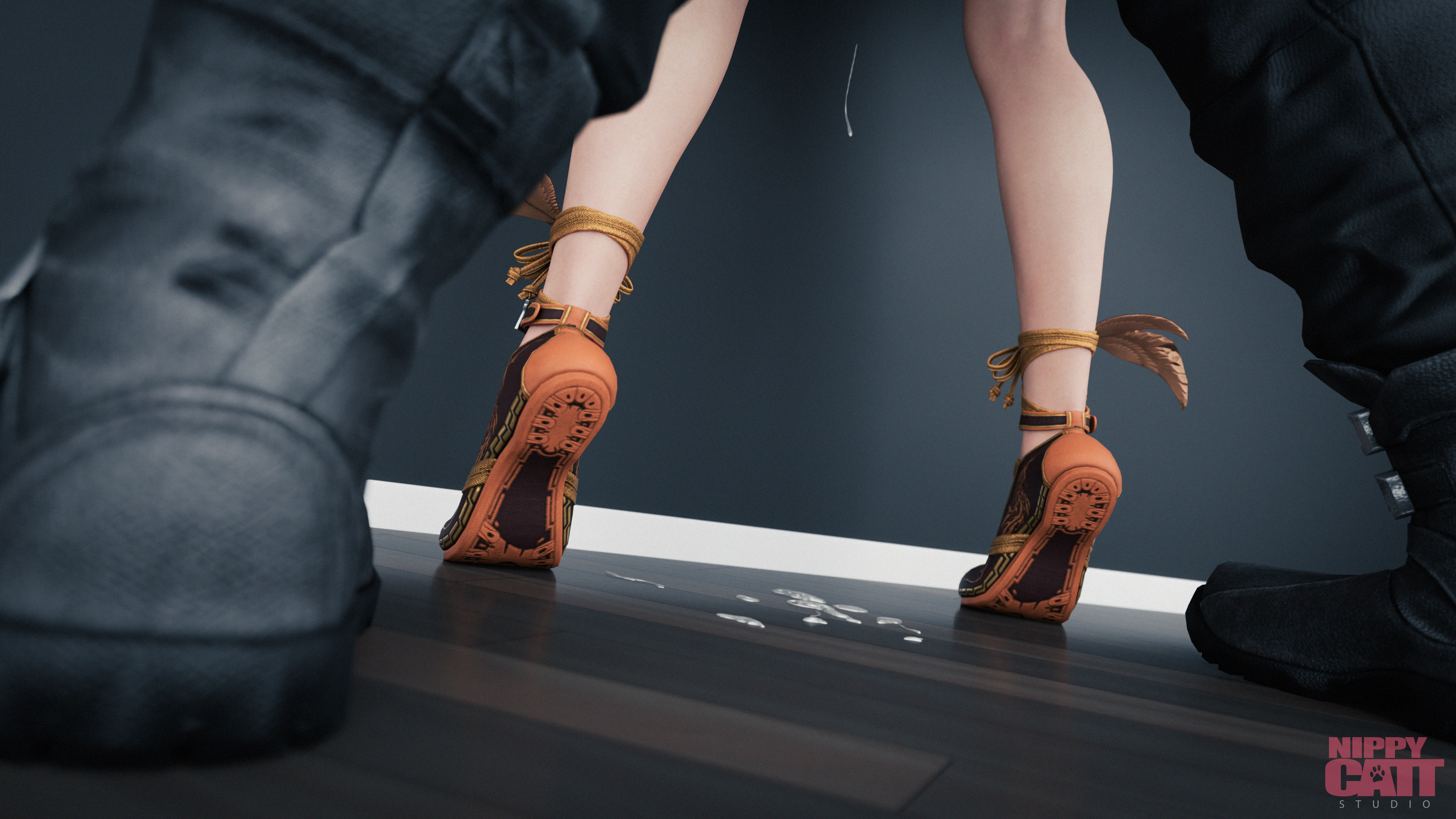 Jin vs Xiaoyu [Tekken] Tekken Jin Kazama Ling Xiaoyu Against The Wall 3d Porn Sex Shoes Cum Cum Drip