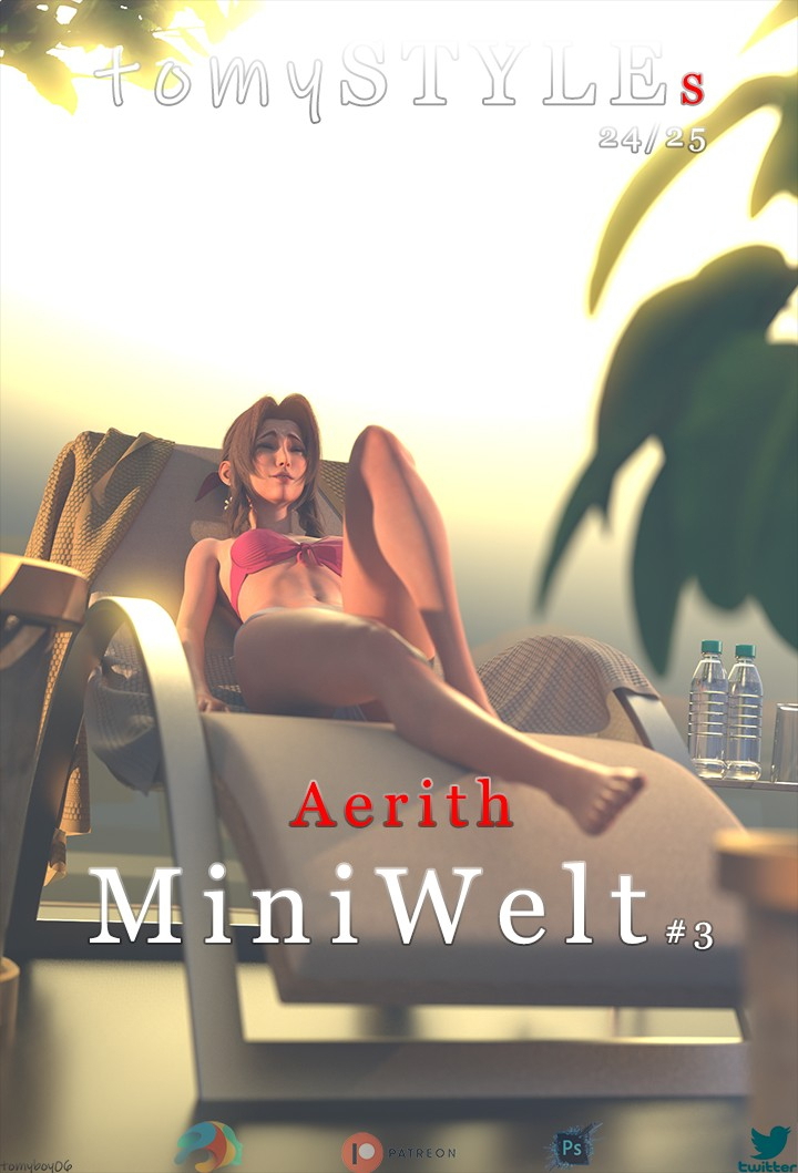 Aerith - MiniWelt#3 Aerith Gainsborough Final Fantasy Solo Pinup