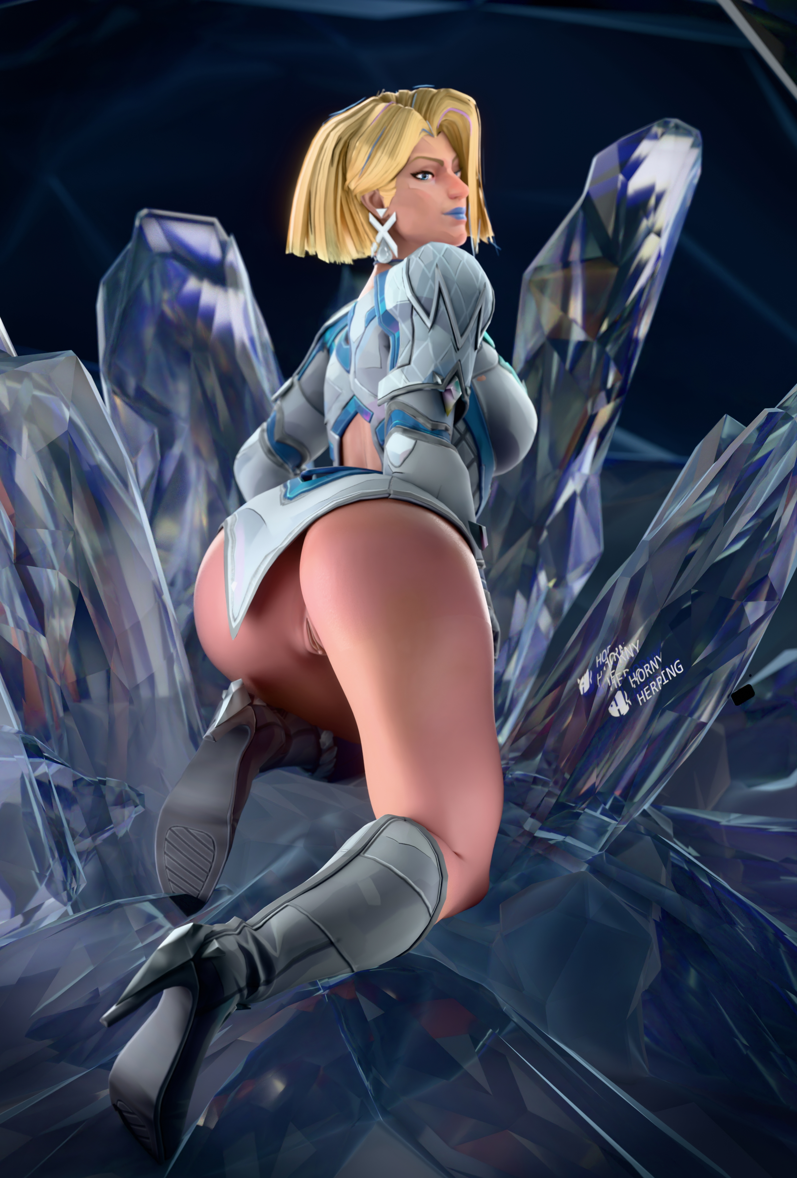 Emma Frost posing