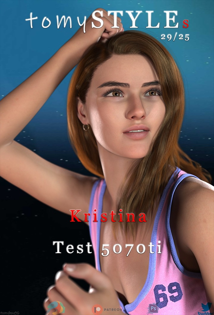 Kristina - Test 5070ti  Sexy Solo Feet
