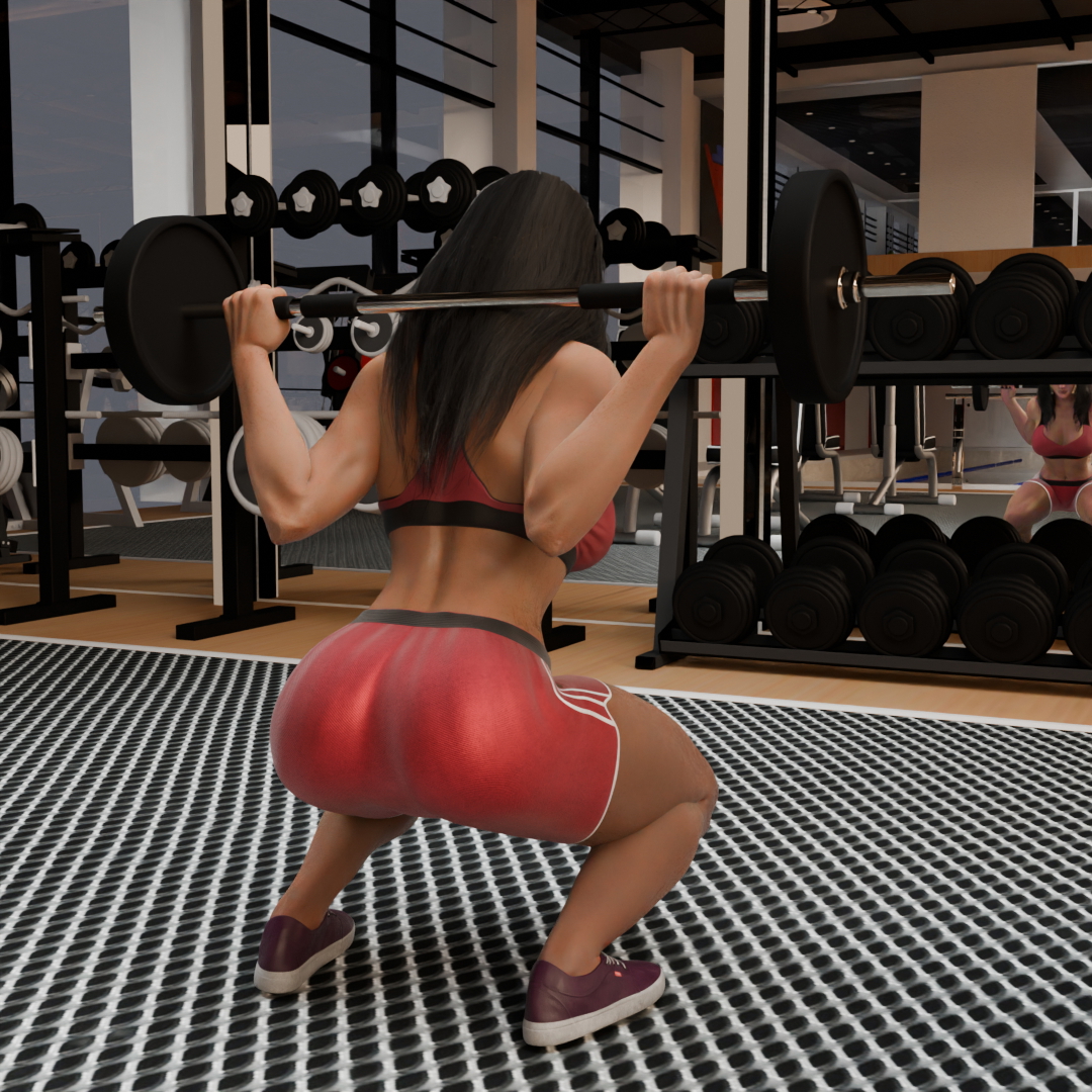 Wonder Woman in gym  Diana Prince Wonder Woman Dc Comics Injustice 2 Gym Musclegirl