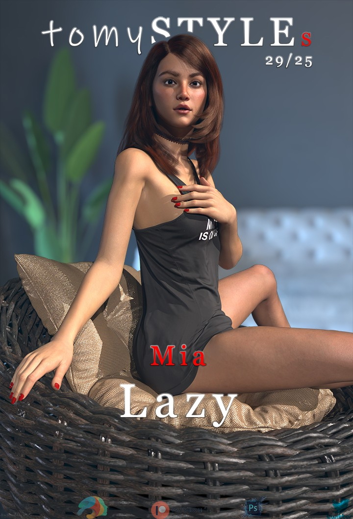 Mia - Lazy  Sexy Sexy Lingerie Solo Pinup