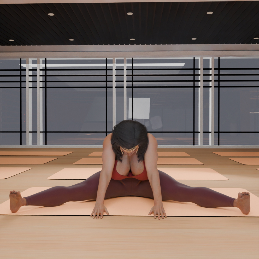 Wonder Woman in yoga room 2 Wonder Woman Dc Comics Injustice 2 Musclegirl