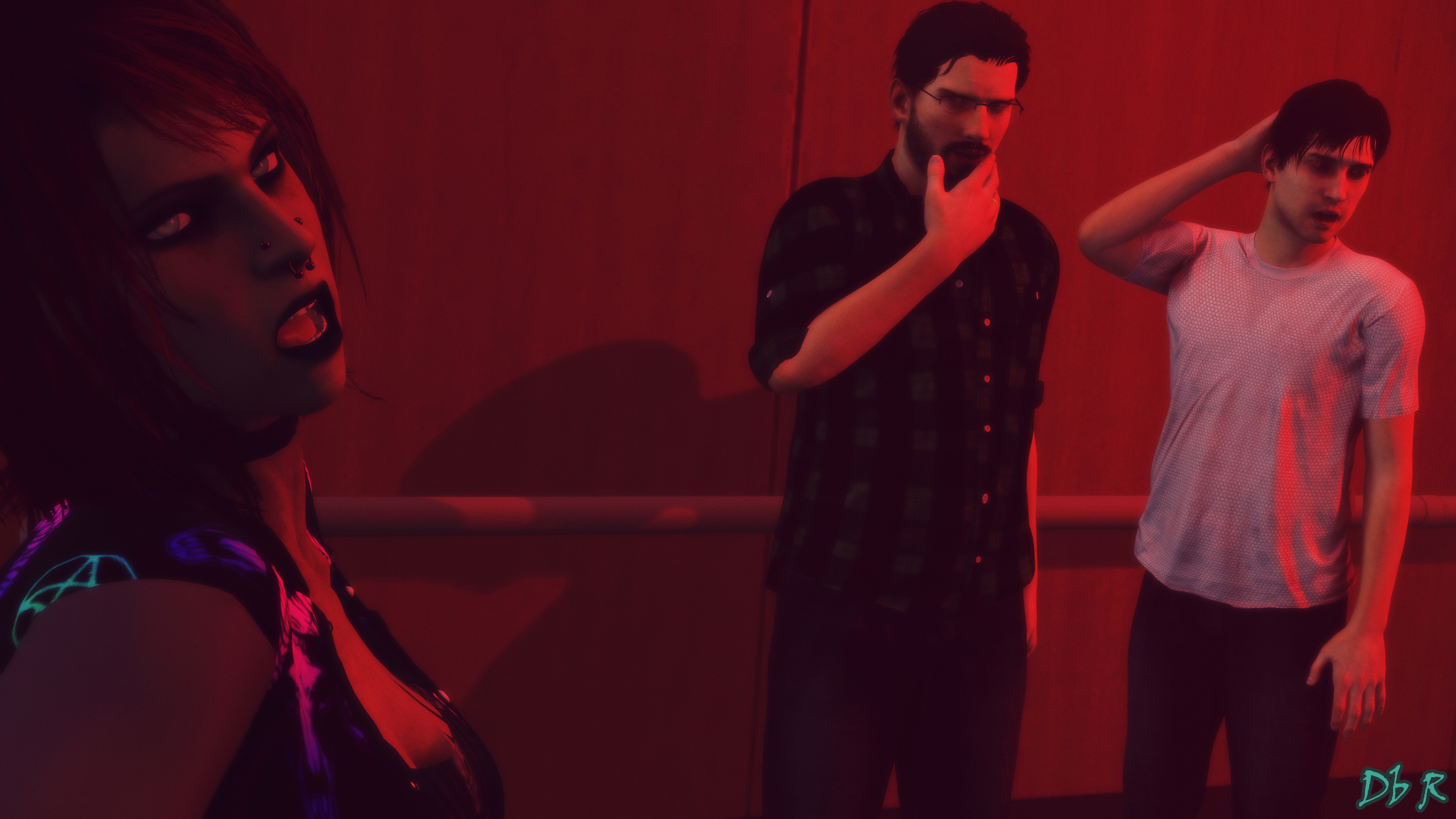  Love  in an Elevator (Sextape in Hell) Heather Morrison Sextape In Hell Big Tittied Goth Girlfriend Public In Public Handjob Blowjob Threesome Sfm Source Filmmaker 3d Porn 3dnsfw Story 6
