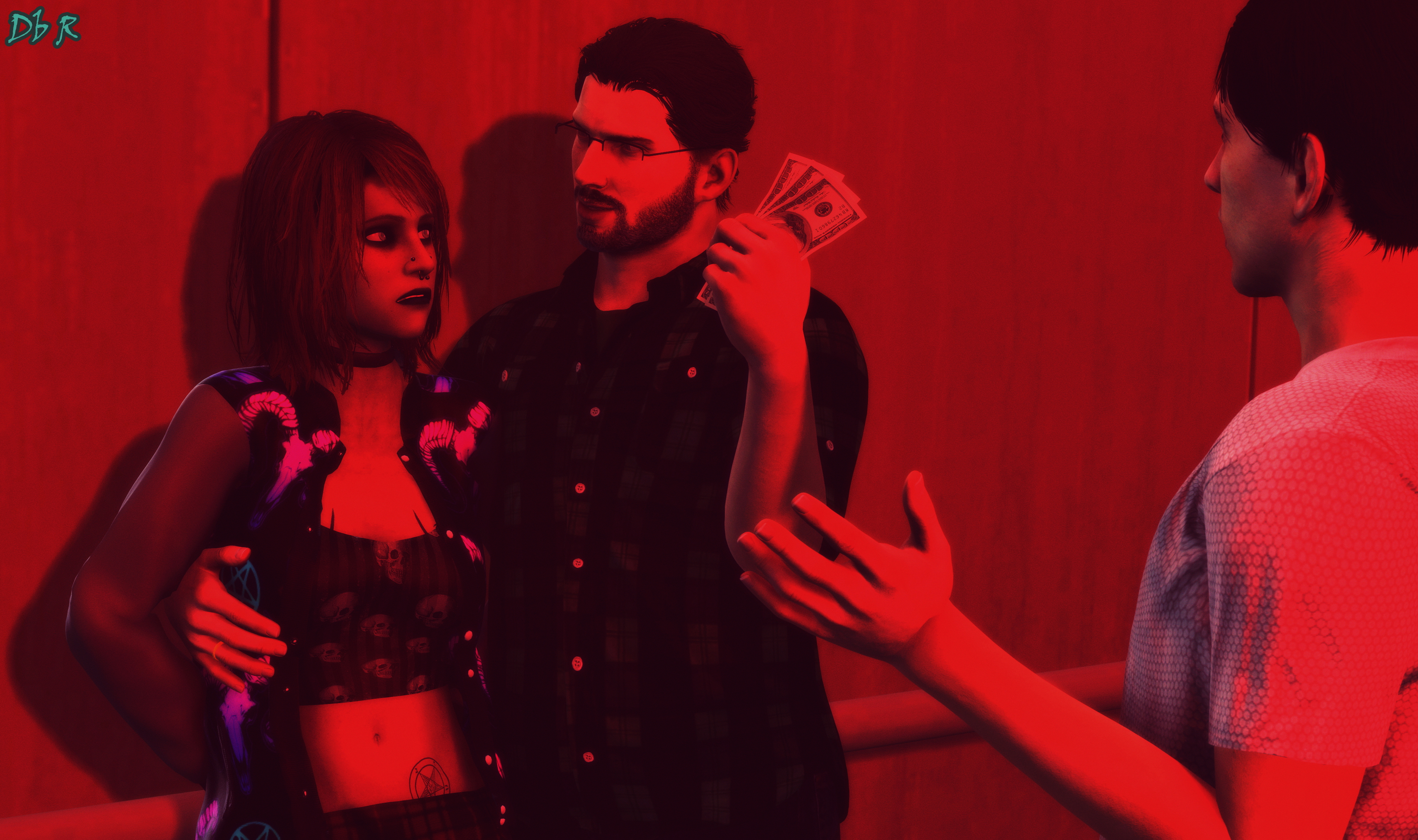  Love  in an Elevator (Sextape in Hell) Heather Morrison Sextape In Hell Big Tittied Goth Girlfriend Public In Public Handjob Blowjob Threesome Sfm Source Filmmaker 3d Porn 3dnsfw Story 7