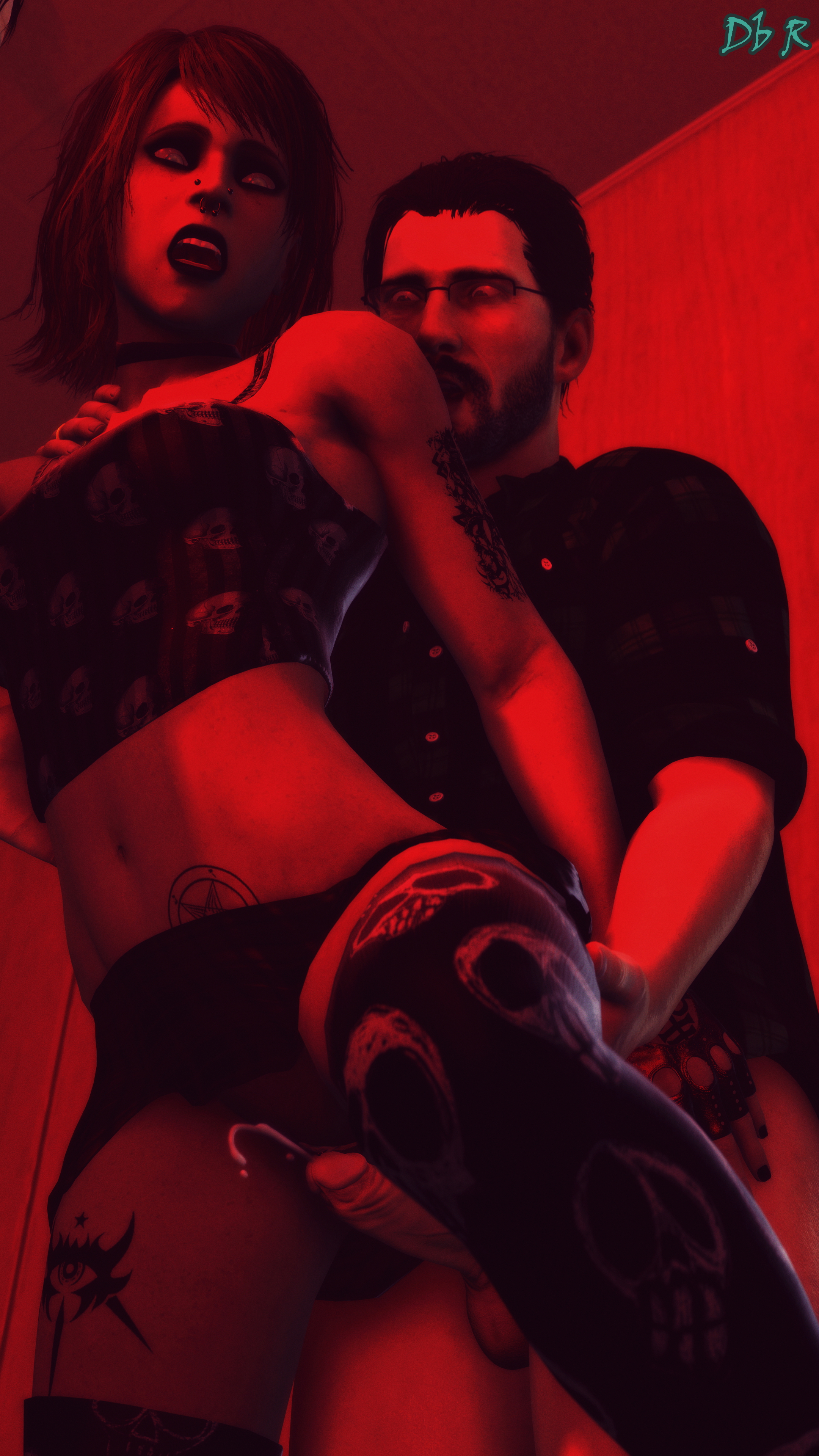  Love  in an Elevator (Sextape in Hell) Heather Morrison Sextape In Hell Big Tittied Goth Girlfriend Public In Public Handjob Blowjob Threesome Sfm Source Filmmaker 3d Porn 3dnsfw Story 12