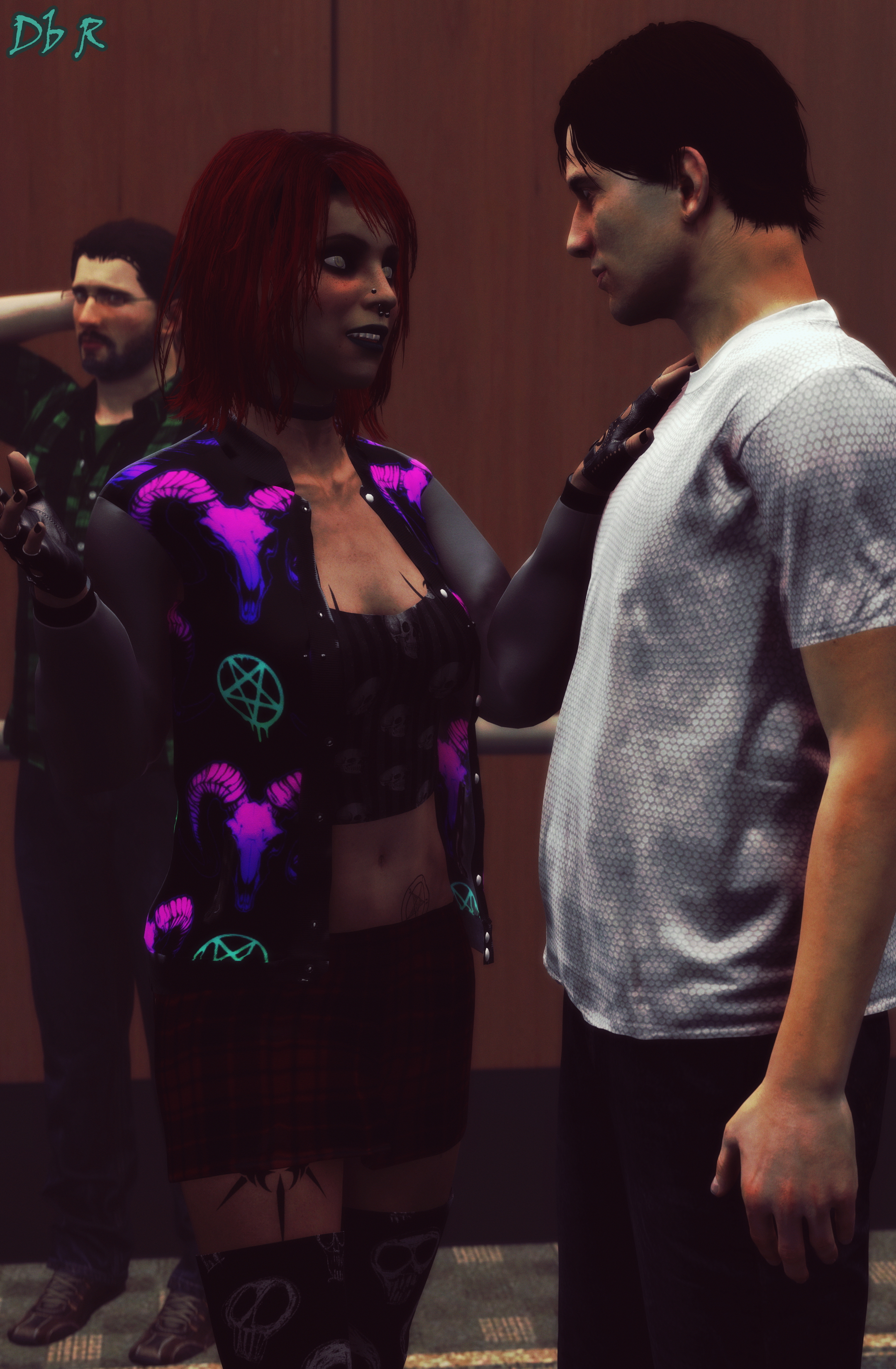  Love  in an Elevator (Sextape in Hell) Heather Morrison Sextape In Hell Big Tittied Goth Girlfriend Public In Public Handjob Blowjob Threesome Sfm Source Filmmaker 3d Porn 3dnsfw Story 18