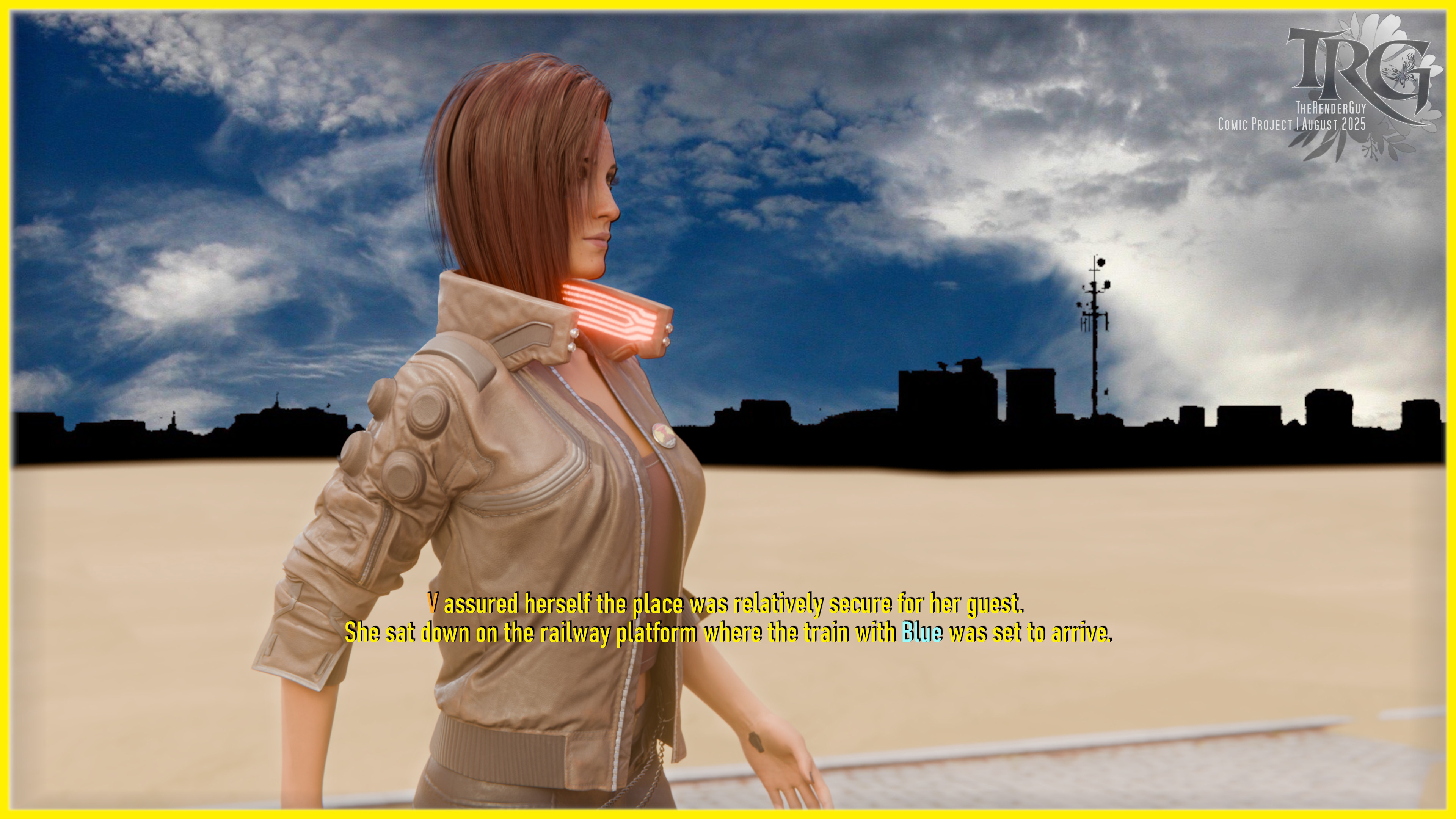 Once in a Blue Moon  in Night City   Scene 1. Page 6