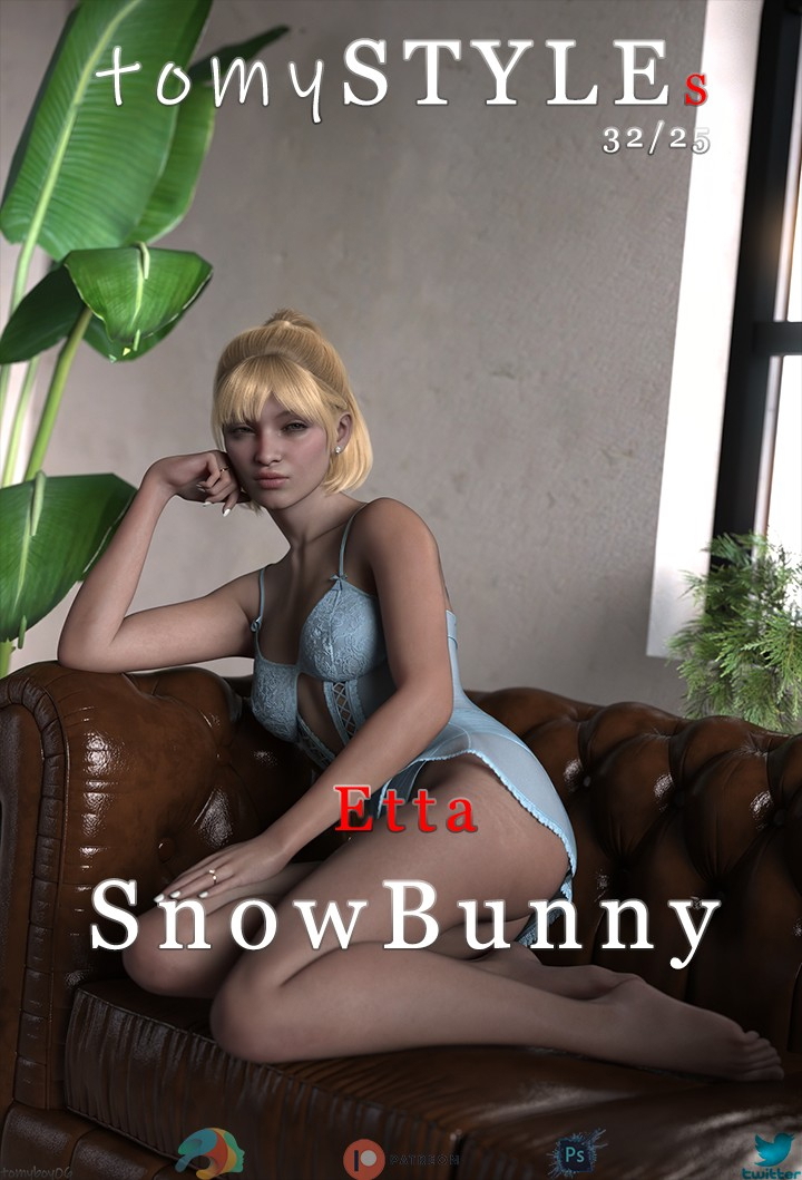 Etta - SnowBunny  Sexy Lingerie Blonde Solo
