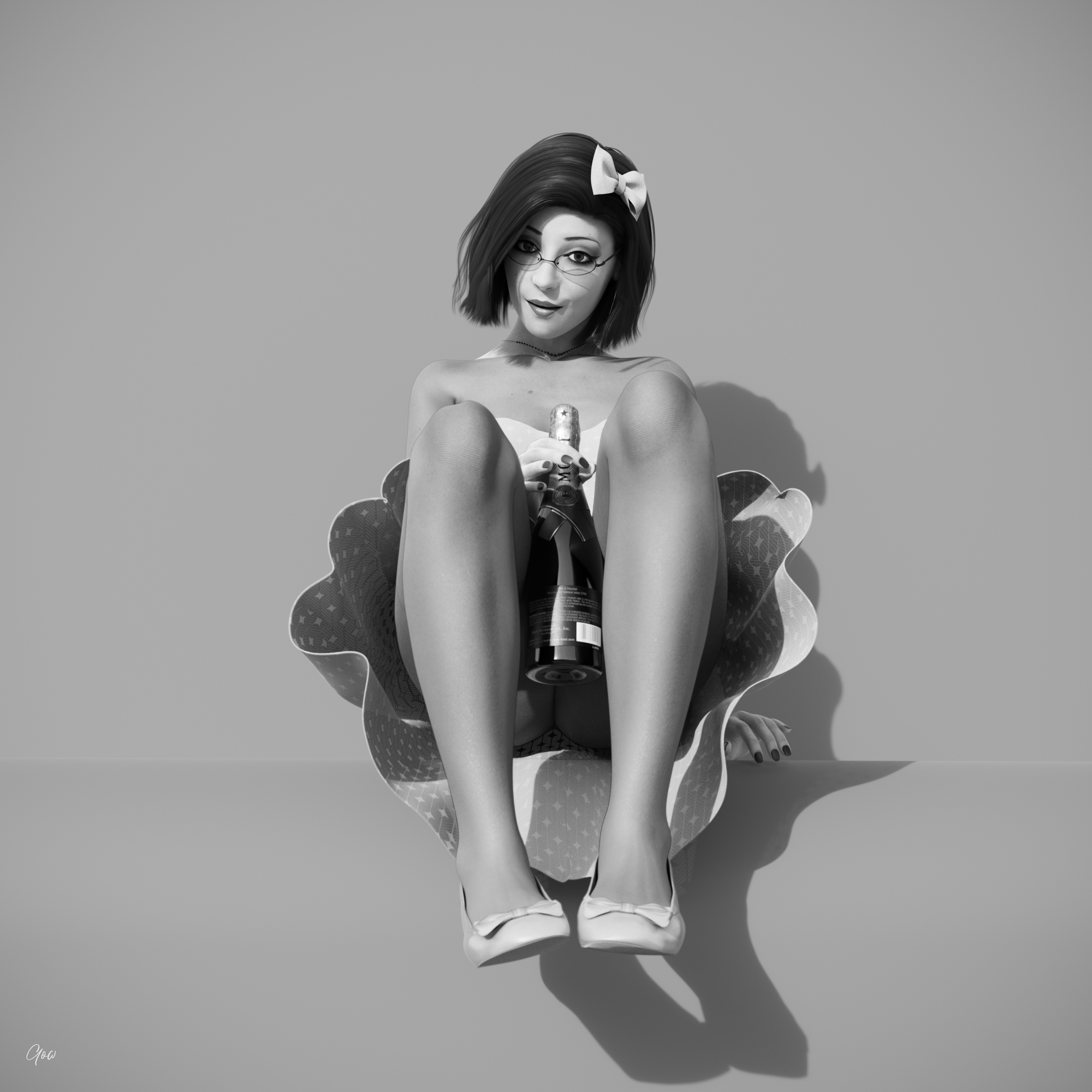 Backyard Photoshoot (Black and White set)   3