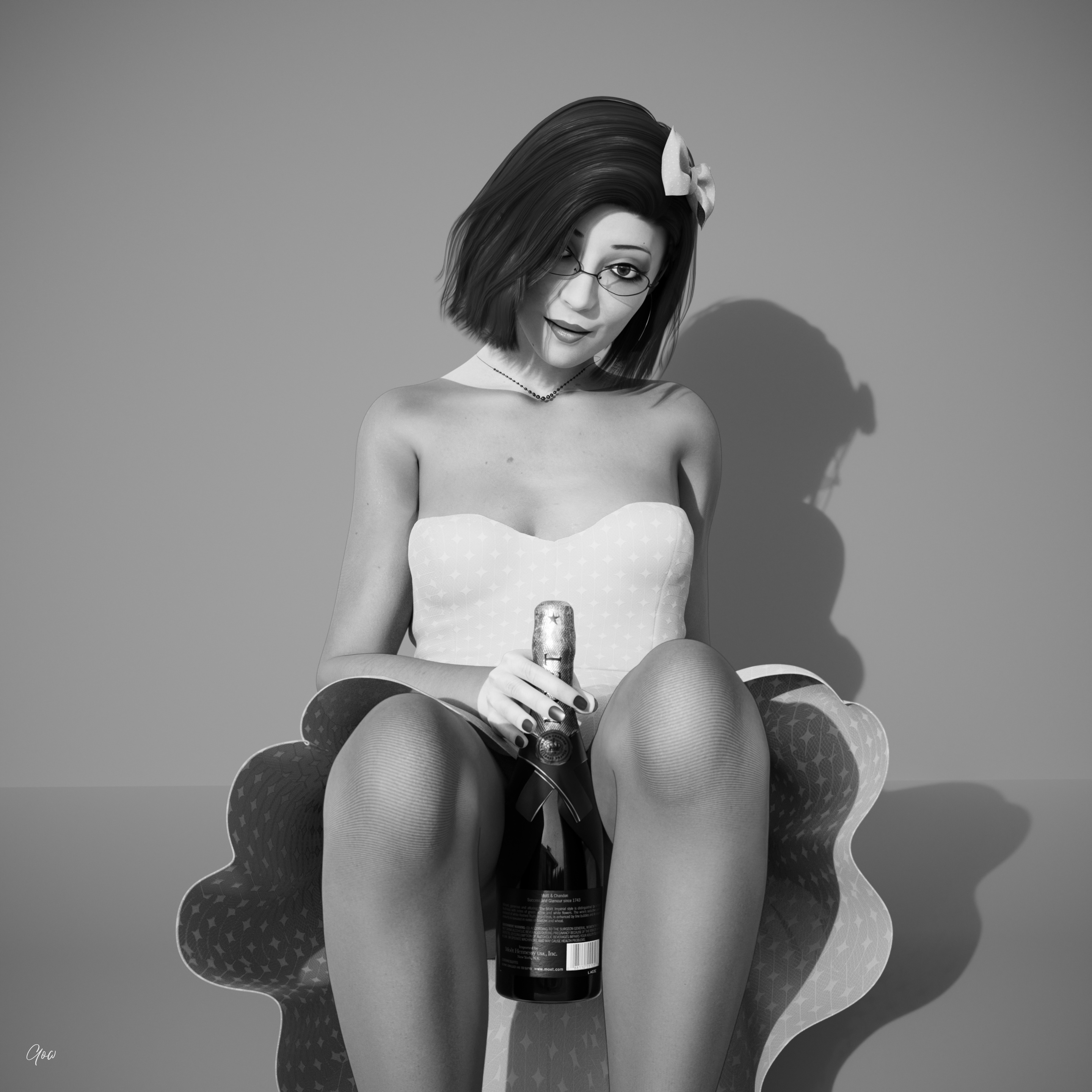 Backyard Photoshoot (Black and White set)   12