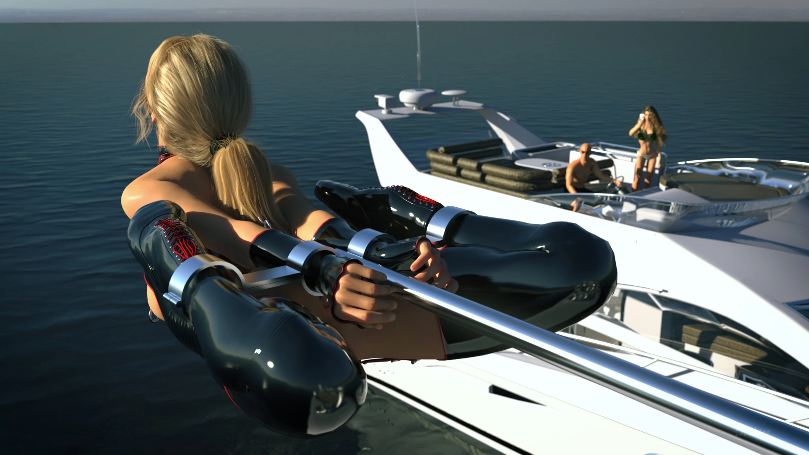 Miri Goes On Vacation - I  Bdsm Humiliation Blonde Bondage Vacation Chains 3