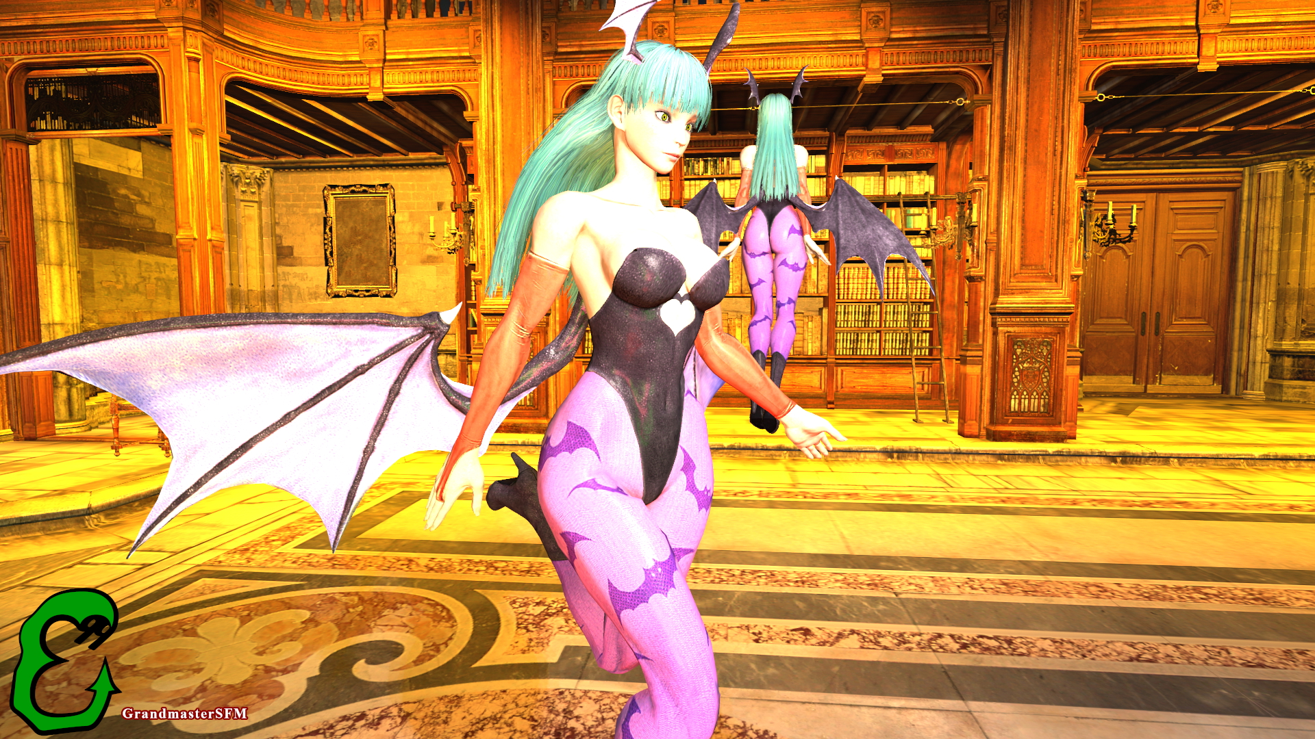 Momiji  Morrigan  and Juri Momiji Dead Or Alive Doa Morrigan Aensland Darkstalkers Juri Han Street Fighter Street Fighter V Source Filmmaker Sfm Clothed Partially_clothed Breasts Boobs Ass Half Naked Topless 8