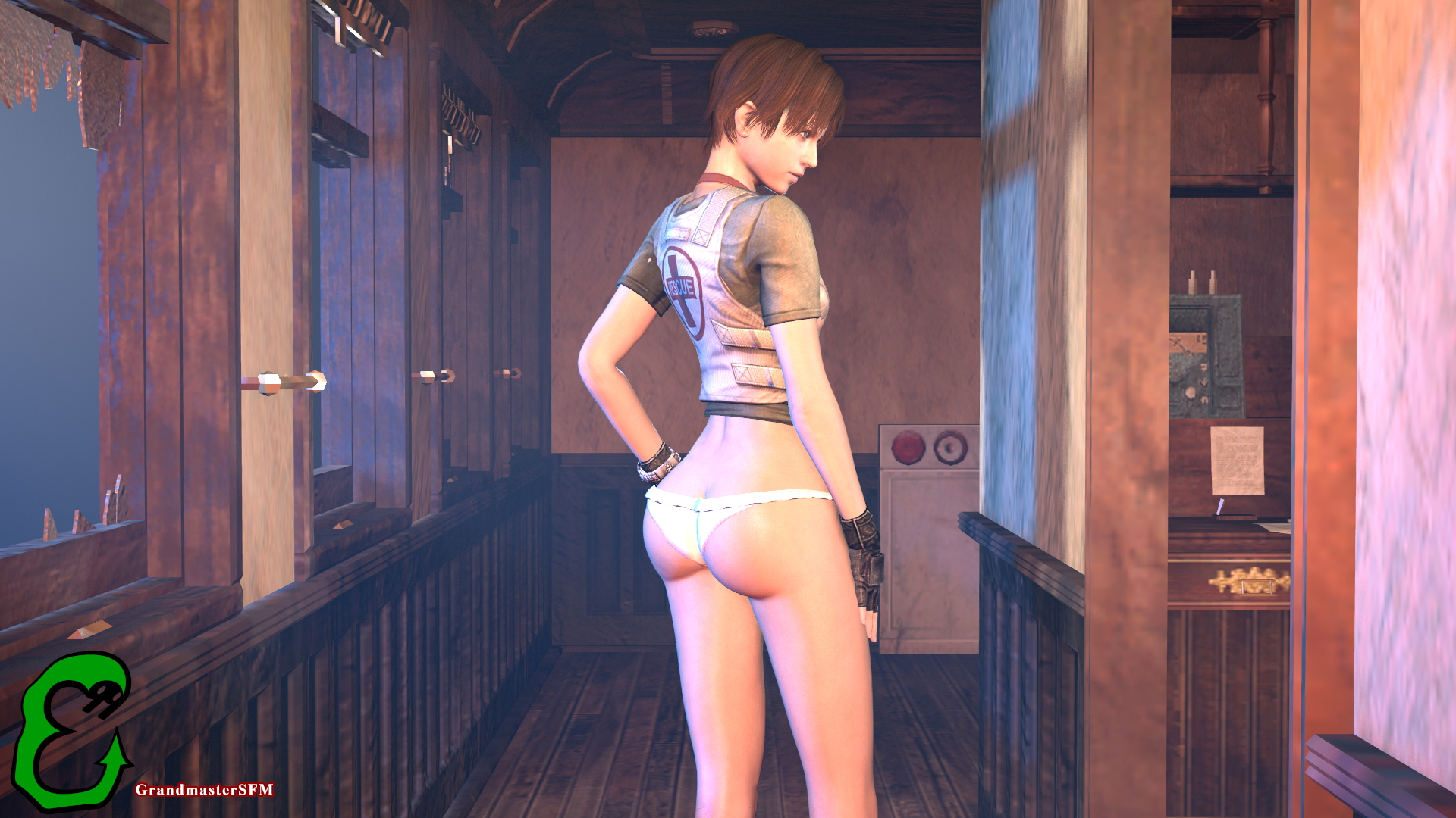 Rebecca Chambers Rebecca Chambers Resident Evil Resident Evil 0 Biohazard Source Filmmaker Sfm Clothed Partially_clothed Nude Naked Fully Naked Half Naked Panties Topless Breasts Boobs Ass Masturbating Masturbation Fingering Fingering Pussy Pussy Exposed 17