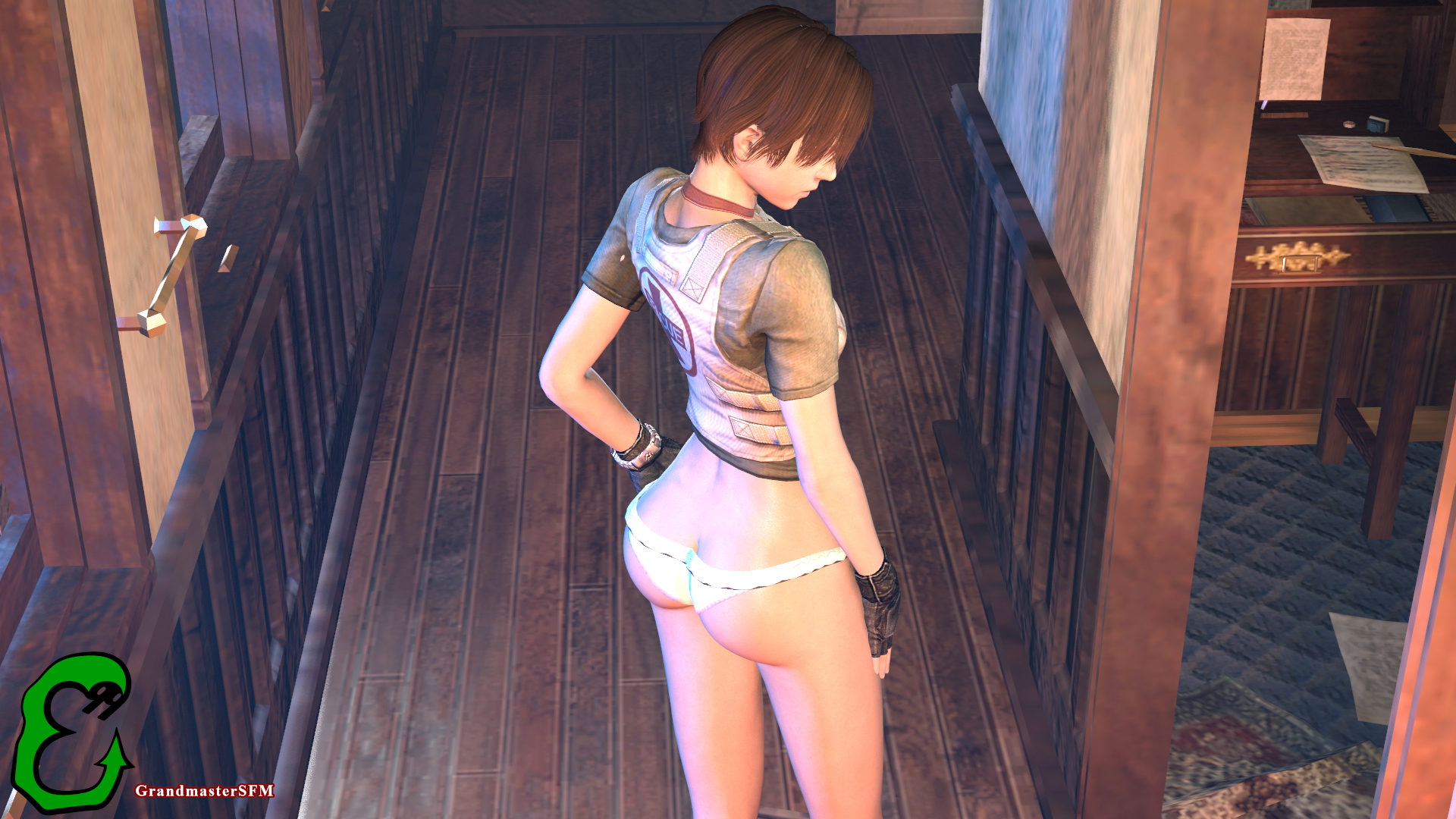 Rebecca Chambers Rebecca Chambers Resident Evil Resident Evil 0 Biohazard Source Filmmaker Sfm Clothed Partially_clothed Nude Naked Fully Naked Half Naked Panties Topless Breasts Boobs Ass Masturbating Masturbation Fingering Fingering Pussy Pussy Exposed 20