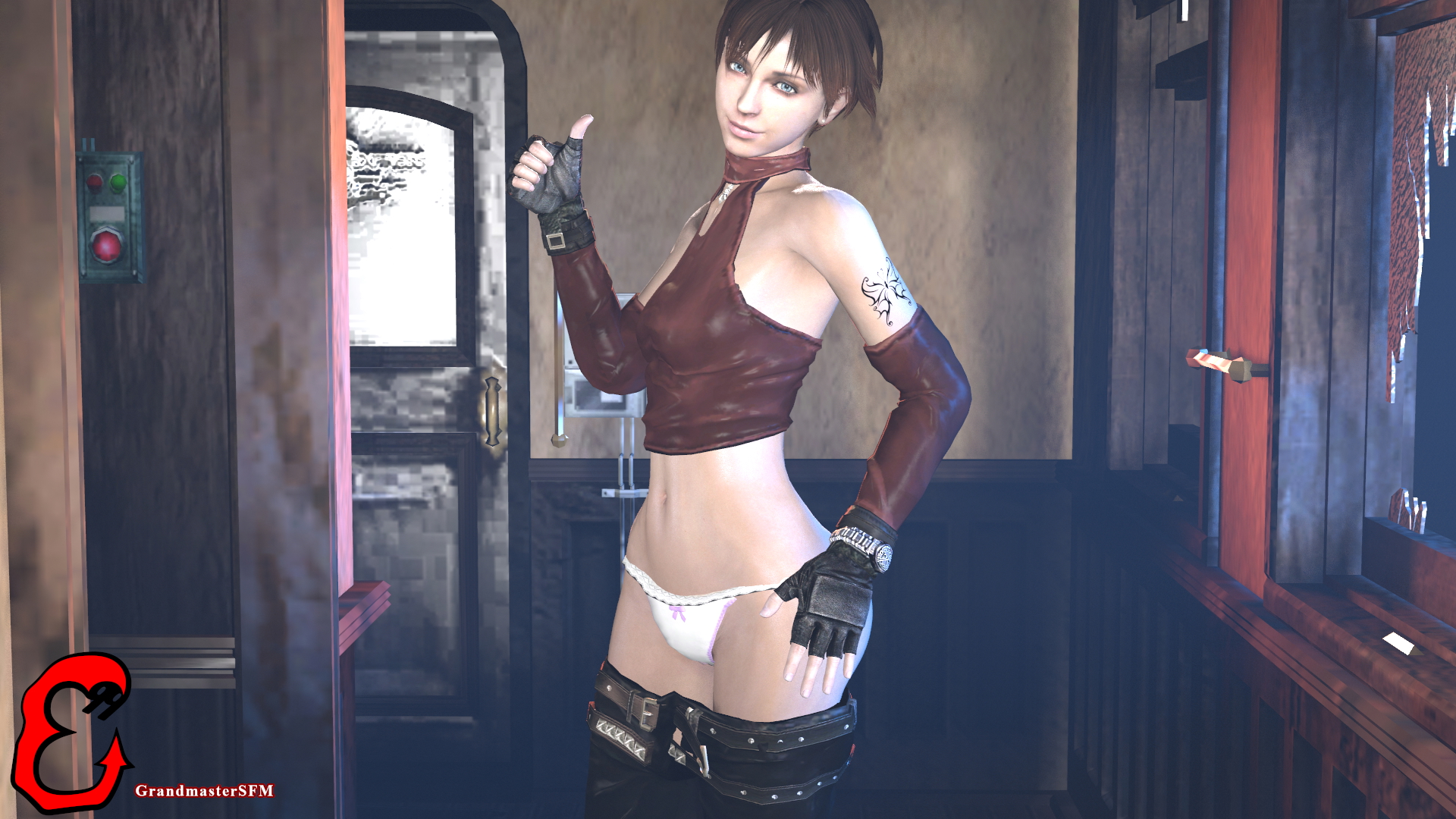 Rebecca Chambers Rebecca Chambers Resident Evil Resident Evil 0 Biohazard Source Filmmaker Sfm Clothed Partially_clothed Nude Naked Fully Naked Half Naked Panties Topless Breasts Boobs Ass Masturbating Masturbation Fingering Fingering Pussy Pussy Exposed 23