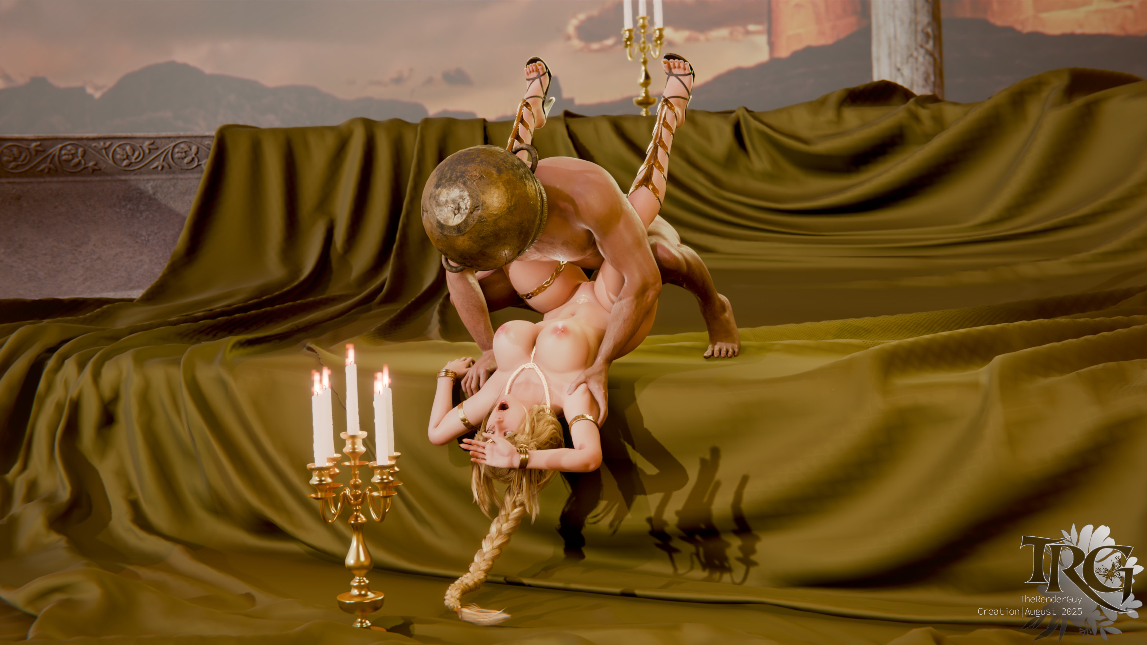 Marika in Mating Press  Gold Version  Angle 4  UHD