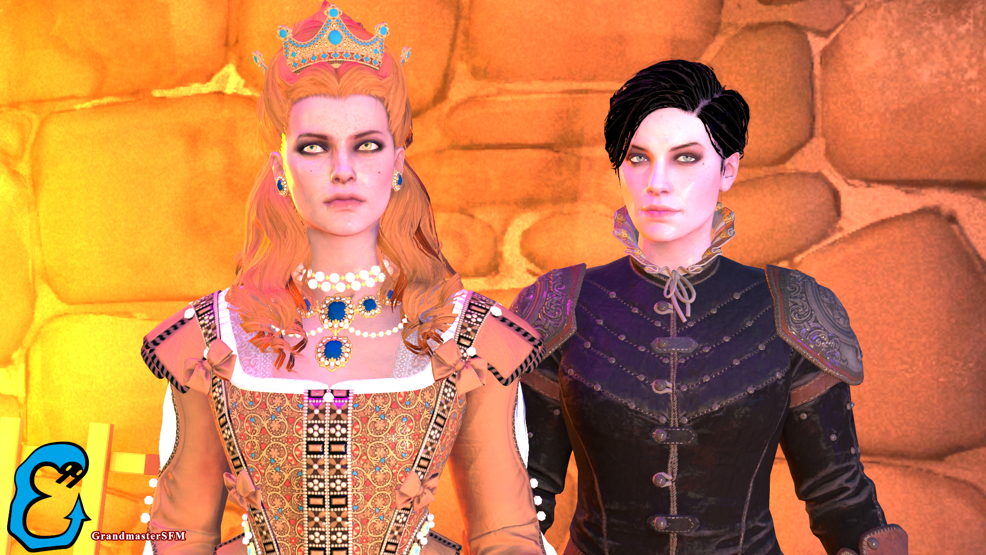 Witchergals The Witcher The Witcher 3 Anna Henrietta Syanna Priscilla Milva Vivienne Sabrina Source Filmmaker Sfm Breasts Boobs Pubic Hair Nude Naked Fully Naked Clothed Partially_clothed