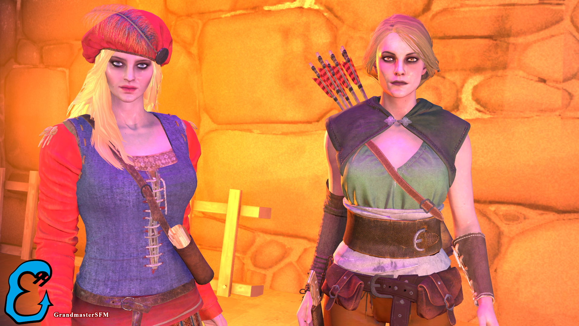 Witchergals The Witcher The Witcher 3 Anna Henrietta Syanna Priscilla Milva Vivienne Sabrina Source Filmmaker Sfm Breasts Boobs Pubic Hair Nude Naked Fully Naked Clothed Partially_clothed 4