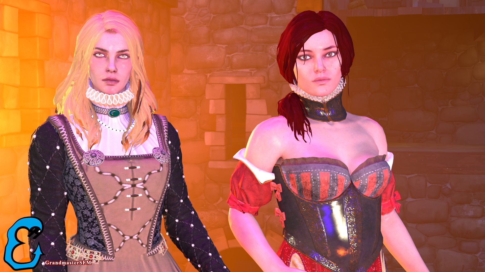 Witchergals The Witcher The Witcher 3 Anna Henrietta Syanna Priscilla Milva Vivienne Sabrina Source Filmmaker Sfm Breasts Boobs Pubic Hair Nude Naked Fully Naked Clothed Partially_clothed 6