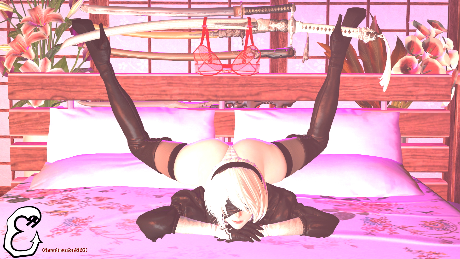 2b9s 2b Yorha2b Yorha 2b 9s Yorha 9s Nier Automata Nier (series) Nier Source Filmmaker Sfm Clothed Partially_clothed Nude Naked Fully Naked Half Naked