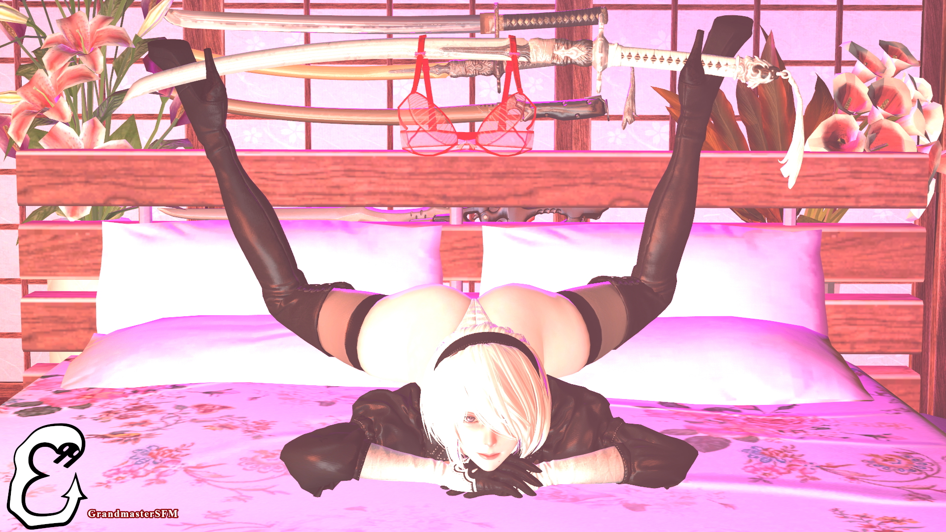 2b9s 2b Yorha2b Yorha 2b 9s Yorha 9s Nier Automata Nier (series) Nier Source Filmmaker Sfm Clothed Partially_clothed Nude Naked Fully Naked Half Naked 2