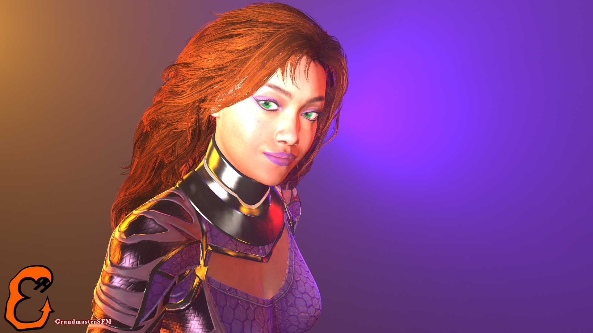 Star Sisters Starfire Blackfire Teen Titans Dc Comics Dc Superhero Source Filmmaker Sfm Breasts Boobs Clothed Partially_clothed Exposed Ass Pussy Asshole 13
