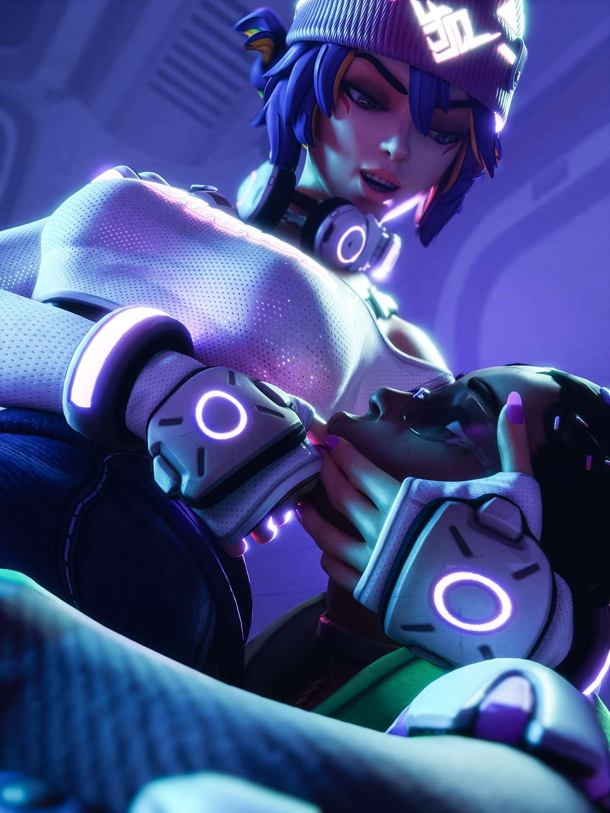 Kiriko & Illari Kiriko Overwatch Futanari Futa On Futa Anal Ball Sucking 9