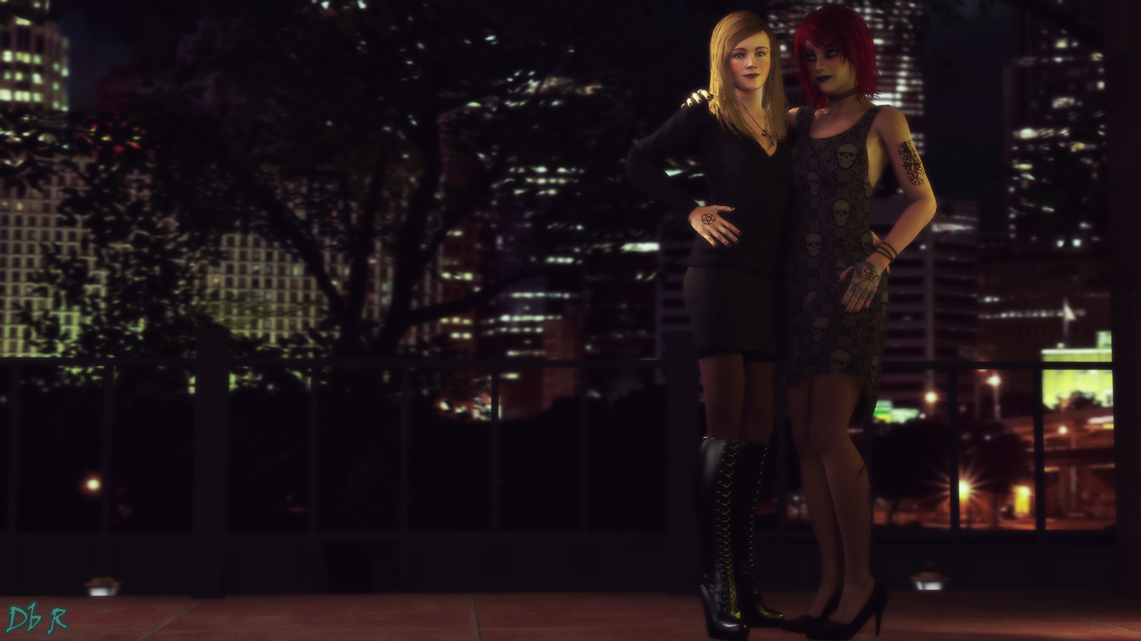 Heather & Astrid (Sextape in Hell & Fractured Purity) Heather Morrison Sextape In Hell Photoshoot Nudity Sfm Source Filmmaker Original Character Original Series