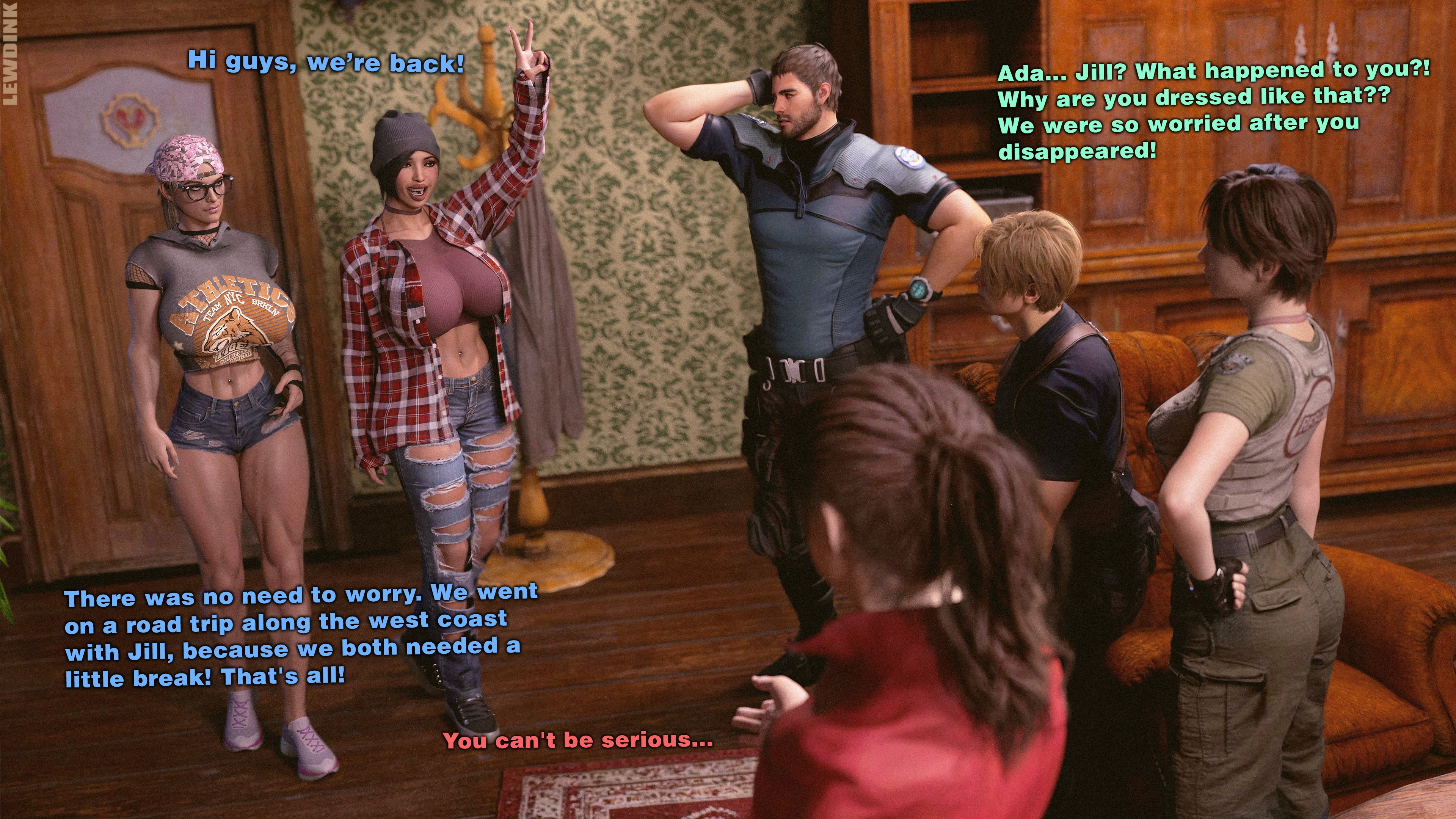 Umbrella Bimbos - Welcome back Ada Wong Jill Valentine Claire Redfield Rebecca Chambers Resident Evil Resident Evil 2 Remake Resident Evil 3 Remake Chris Redfield Leon Kennedy Big Tits Big boobs Big Ass 3d Porn Pussy Creampie Spread Legs Spread Pussy See Through Fishnet Huge Boobs Huge Ass Huge Tits Mindcontrol Party Dress 4girls 2boys Abs Toned Female Brunette Blonde Sexy Sexy Blonde Hotpants Short Hair Bimbo Brainwashing 2