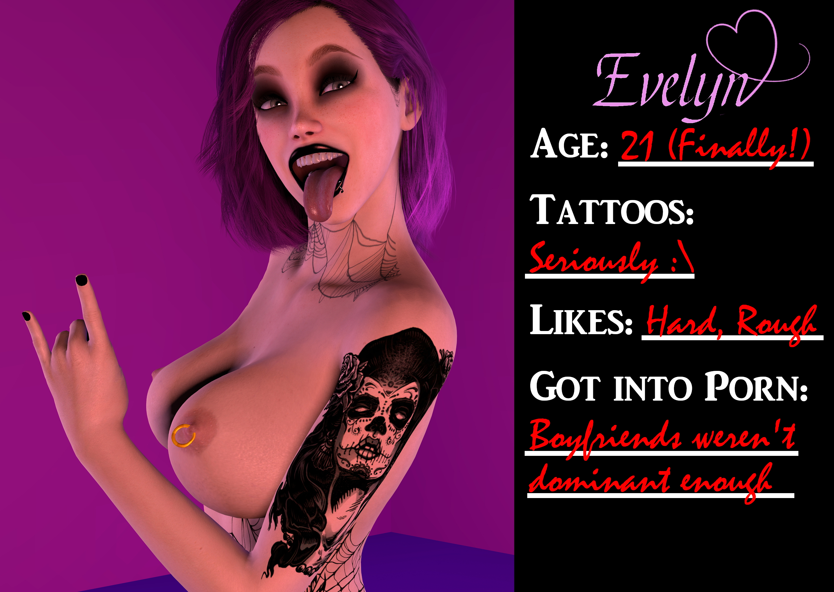 Evelyn s Photoshoot  Photoshoot Goth Goth Girl Big Tits Tattoos 11