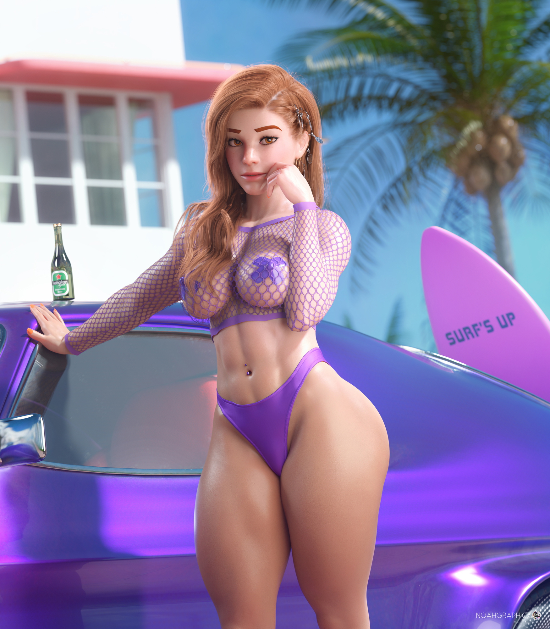 Brigitte Fest Brigitte Overwatch 3d Porn Sexy Bra Fit Ass Big Booty Party Lingerie